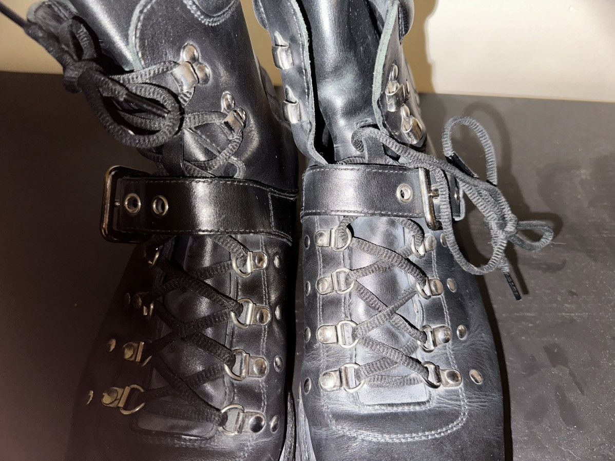 Prada Vintage Men’s Prada Boots Black/Silver 2007 Size 10 Size US 10 / EU 43 - 10 Thumbnail