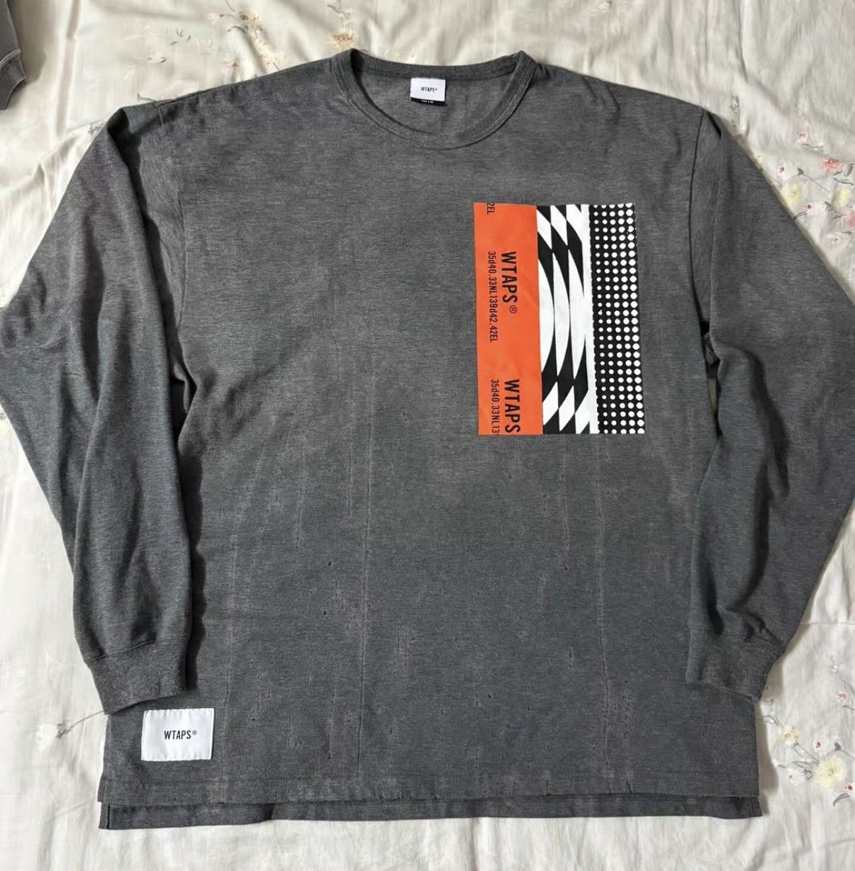 Wtaps WTAPS 18AW Splatter-print long-sleeve T-shirt Size US L / EU 52-54 / 3 - 1 Thumbnail