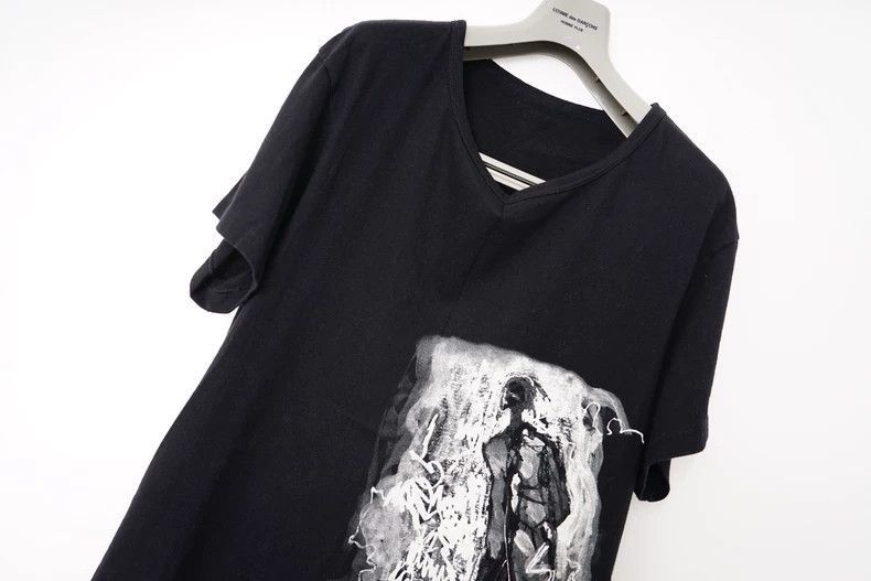 Yohji Yamamoto Yohji Yamamoto Yohji Yamamoto Printed Short Sleeve T-Shirt Size US L / EU 52-54 / 3 - 3 Thumbnail
