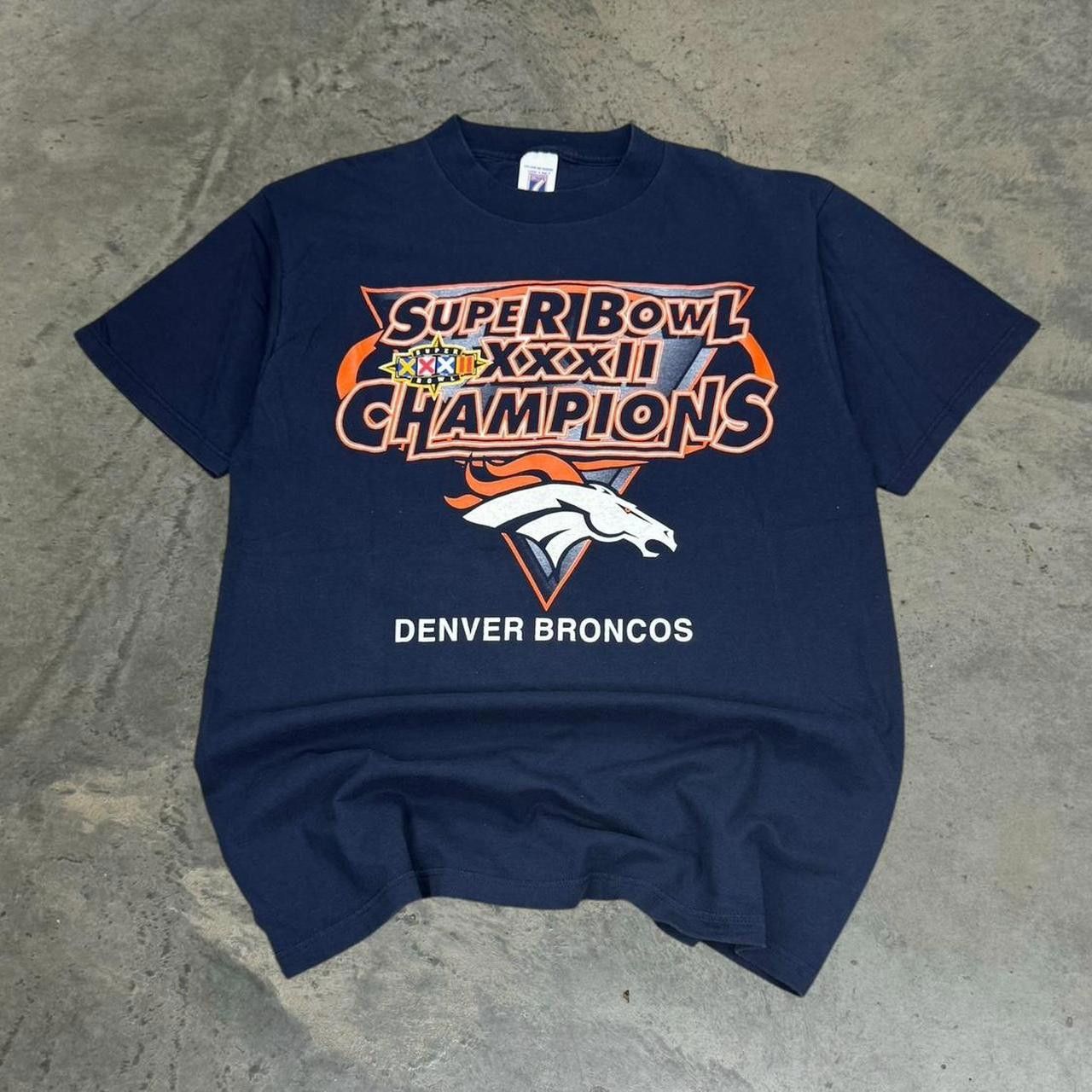 Logo 7 × Vintage VTG 1998 Logo 7 Denver Broncos Super Bowl 32 T-Shirt Size US XL / EU 56 / 4 - 2 Thumbnail