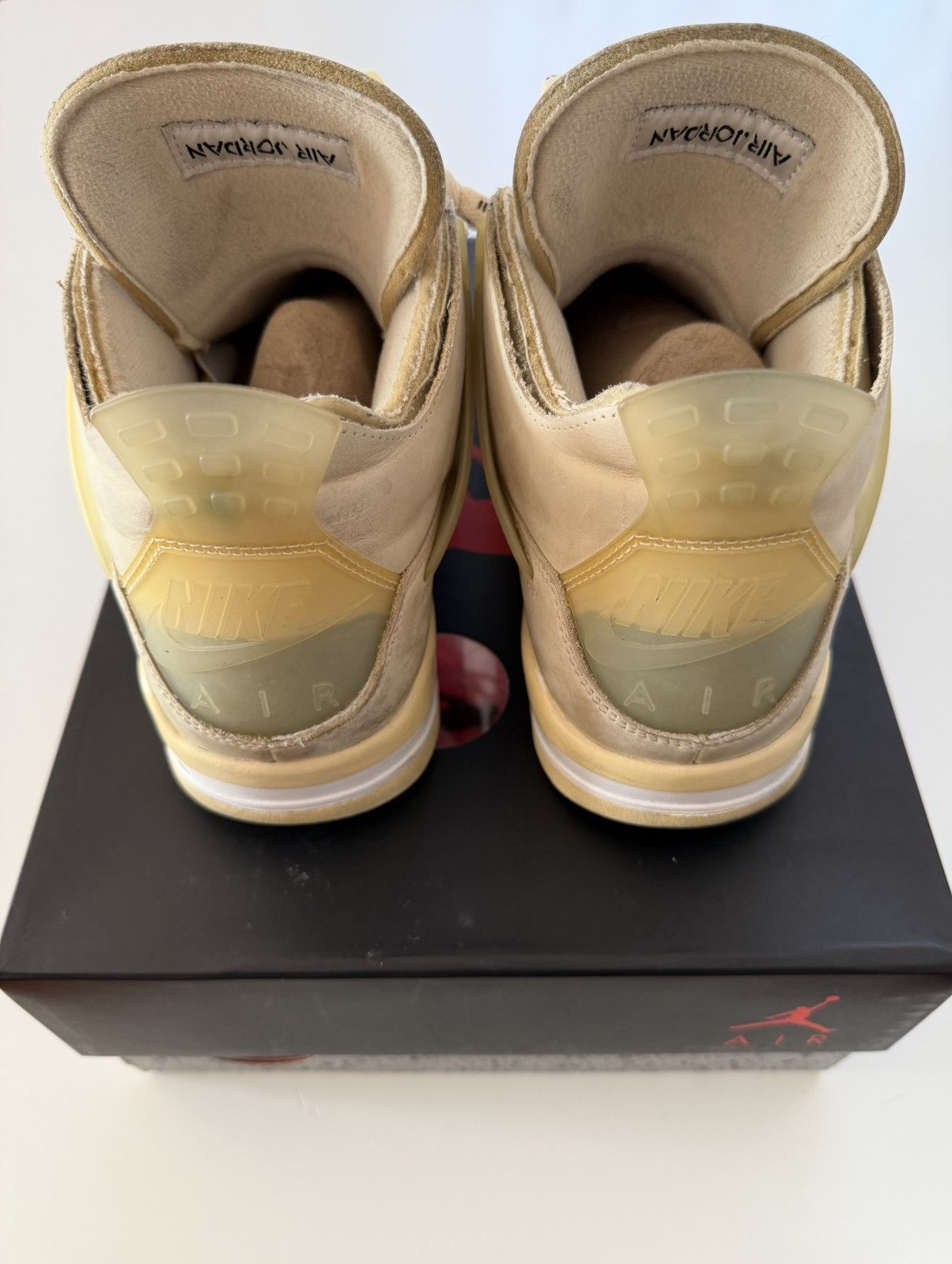Jordan Brand × Off-White Off-White x Air Jordan 4 Retro SP Sail Size US 9.5 / EU 42-43 - 4 Thumbnail