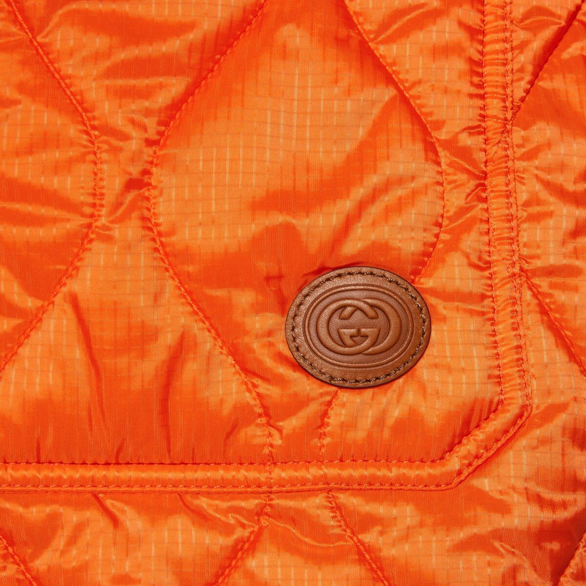 Gucci 48 M - Gucci Reversible Denim Ripstop Jacket Orange Size US M / EU 48-50 / 2 - 7 Thumbnail