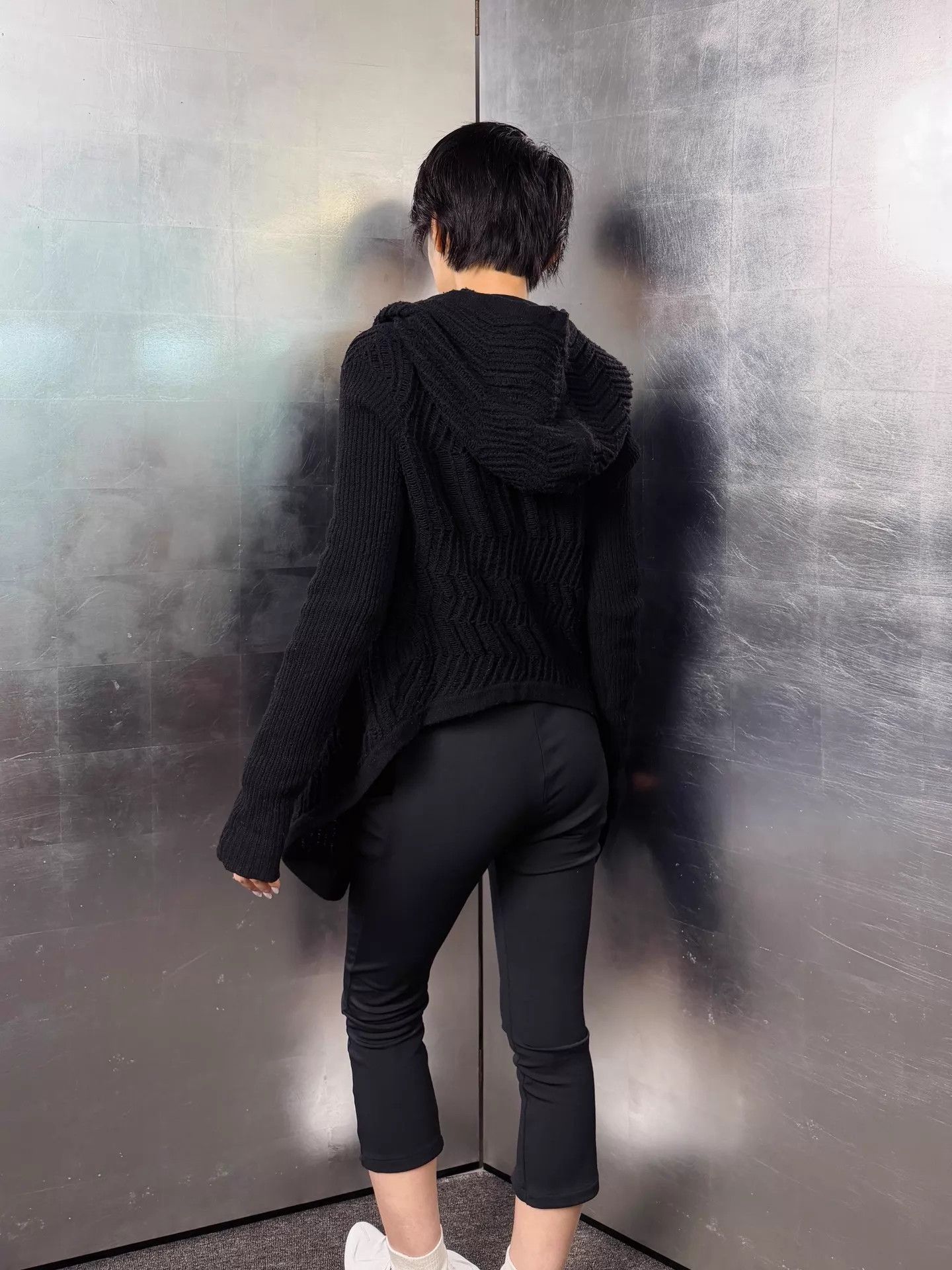 Helmut Lang Helmut Lang Vintage Wool-Knit Hooded Cardigan Size S Size S / US 4 / IT 40 - 8 Thumbnail