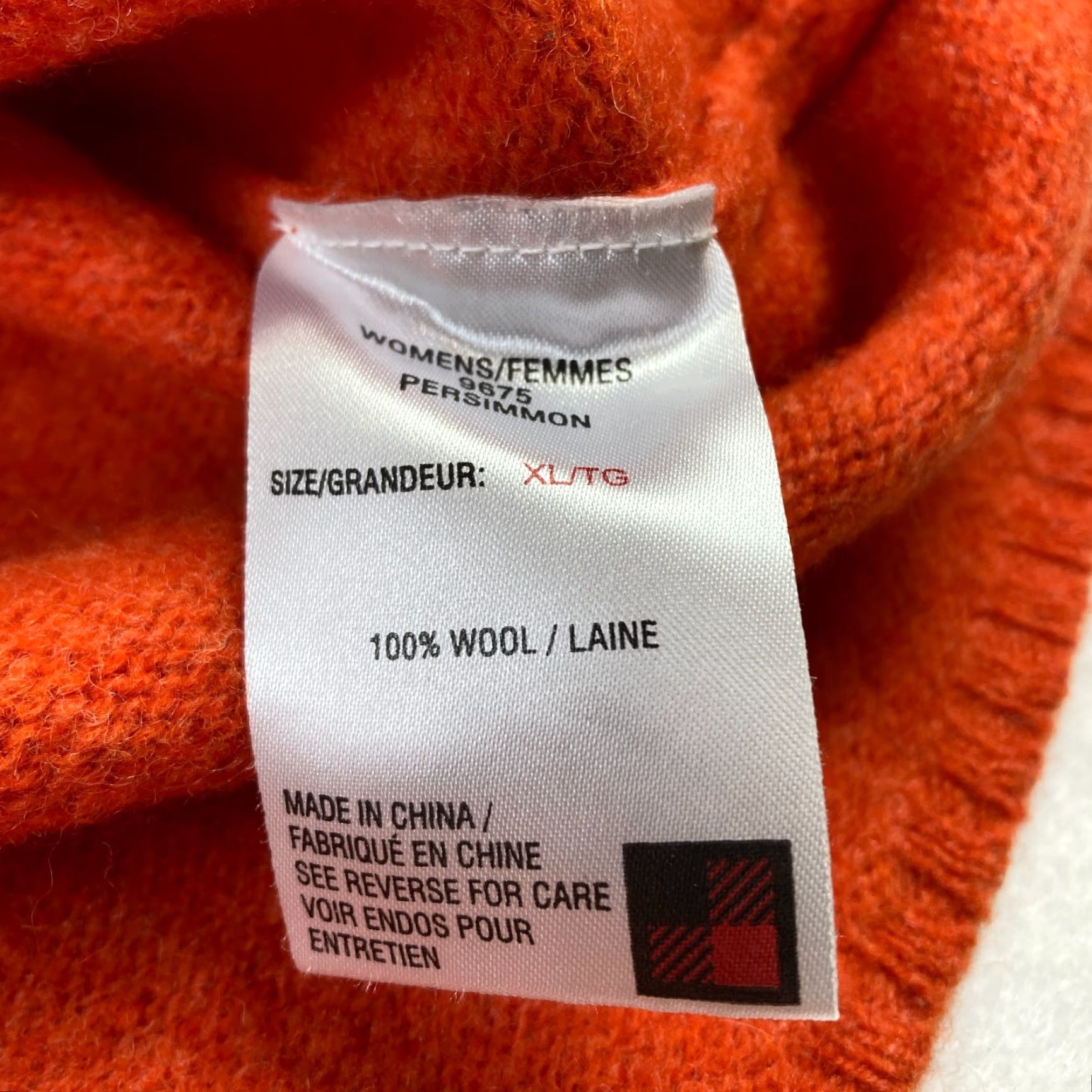 Vintage Woolrich Wool Sweater Women's XL Dark Orange Long Sleeve Square Neck Casual Size XL / US 12-14 / IT 48-50 - 7 Thumbnail