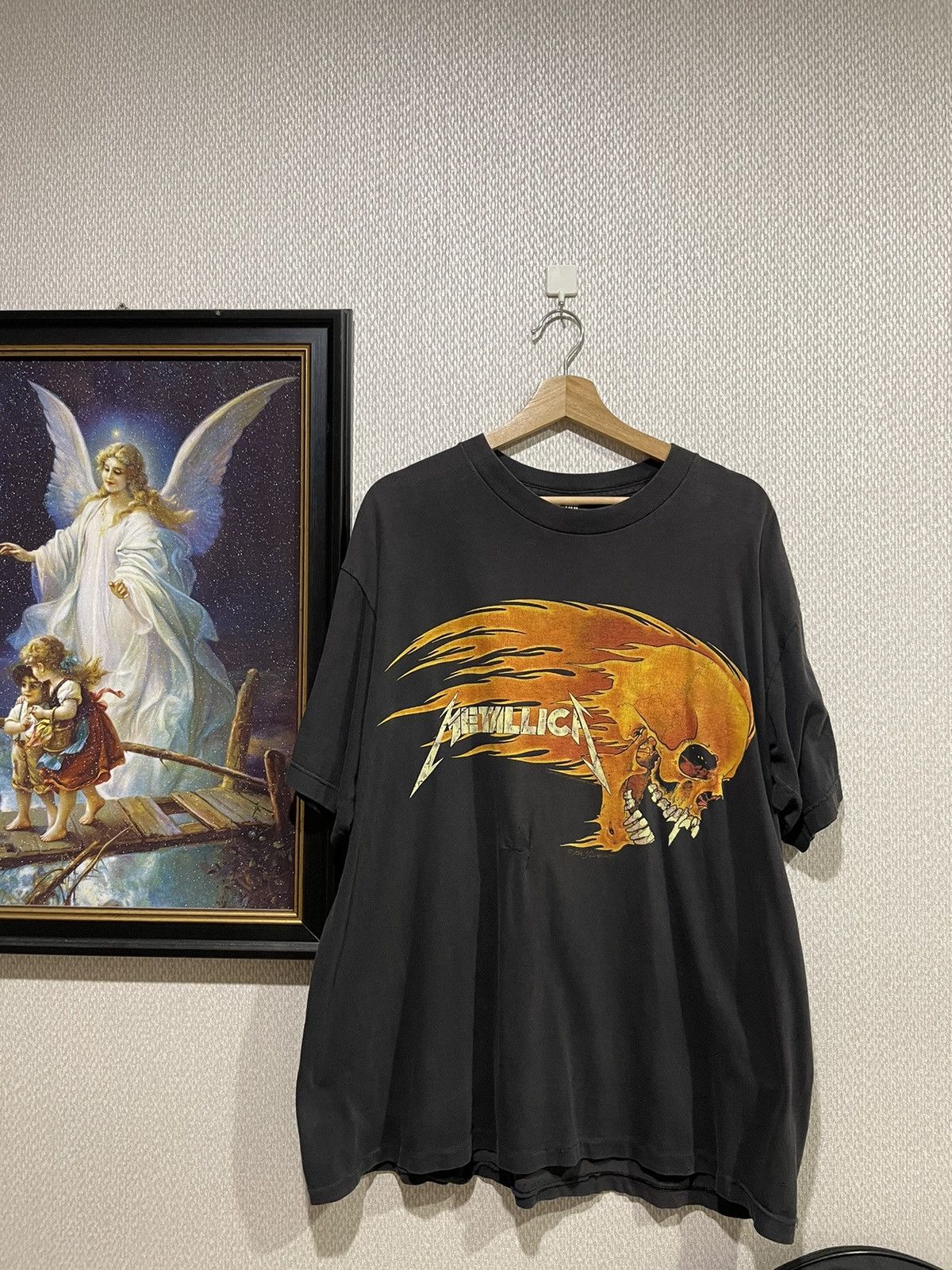 Band Tees Vintage 1990s Metallica Pushead Sun Size US XL / EU 56 / 4 - 12 Thumbnail