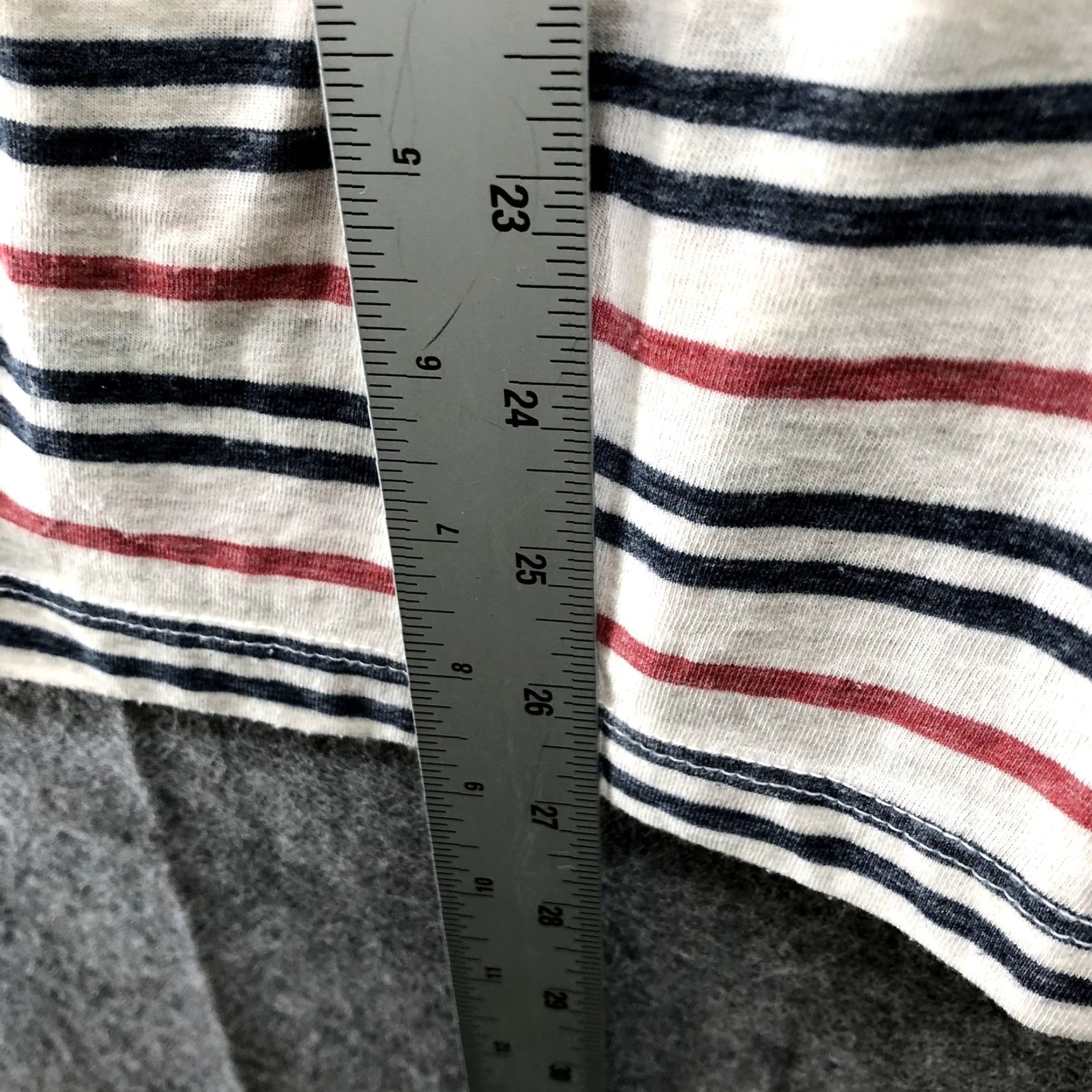 Lucky Brand Lucky brand V-neck T Shirt M Short Sleeve Patriotic Stripe Thin Womens Size M / US 6-8 / IT 42-44 - 6 Thumbnail