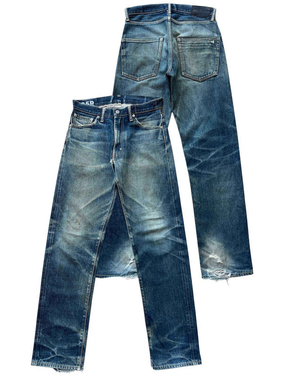 Visvim Visvim Selvedge Mudwash Distressed Denim Jeans 30x31 Size US 30 / EU 46 - 1 Thumbnail