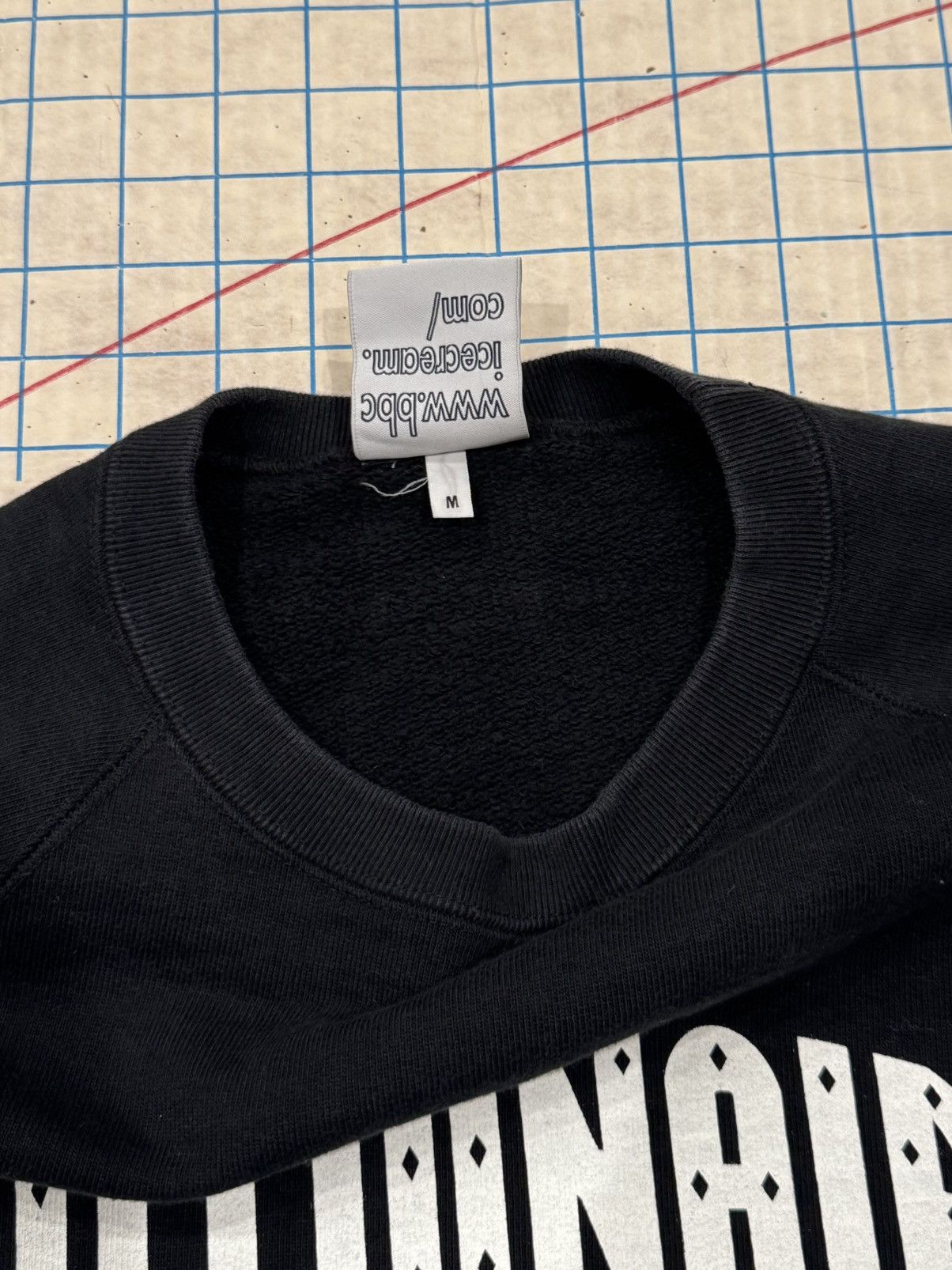 Billionaire Boys Club Billionaire Boys Club Black Spell Out Crewneck Made in Japan Size US M / EU 48-50 / 2 - 5 Thumbnail