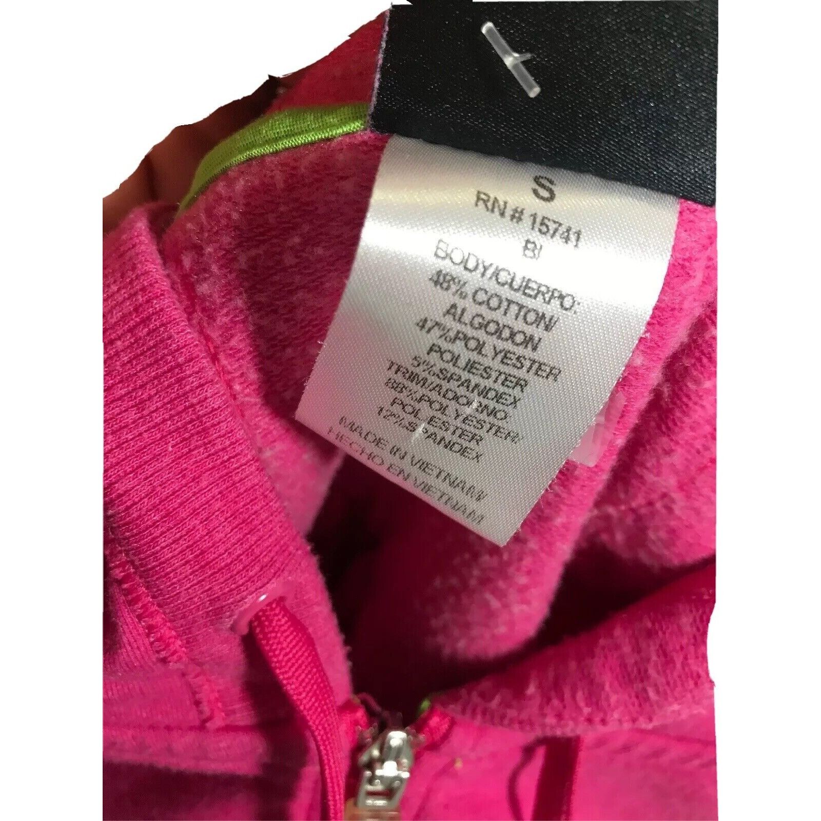 Avia Women's Fitted Small AVIA Pink Activewear Sweatshirt Hoodie Size S / US 4 / IT 40 - 10 Thumbnail