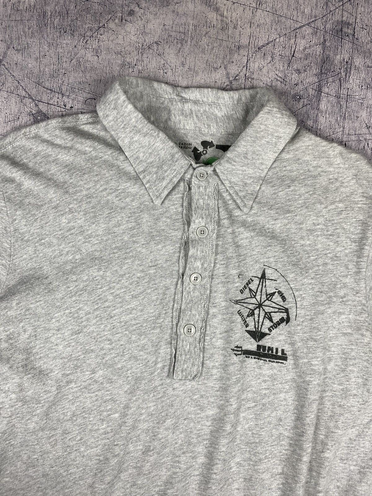 Diesel Diesel Big Logo Designer Polo Shirt Size US XL / EU 56 / 4 - 5 Thumbnail