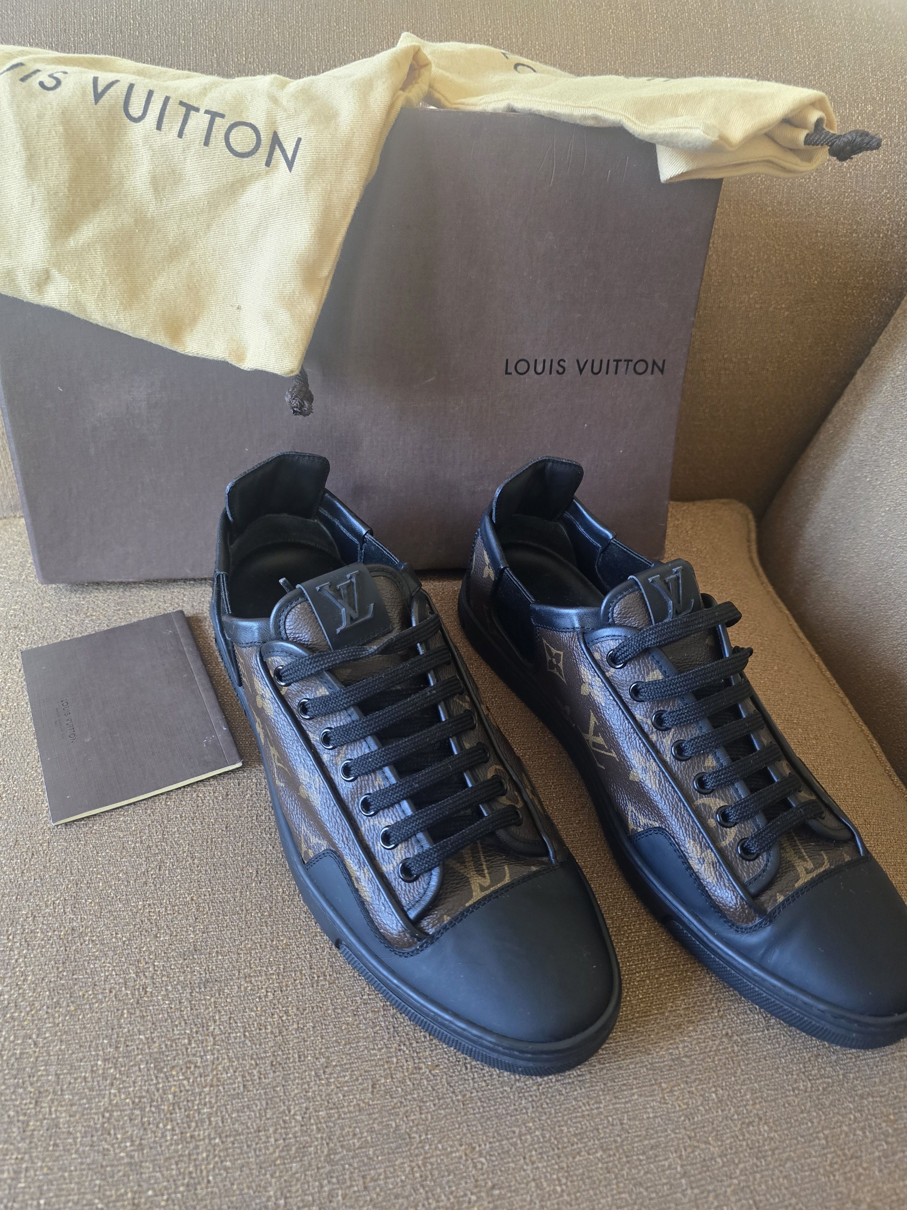 Louis Vuitton Louis Vuitton Brown/Black Monogram Sneakers Size 7.5/US 8.5 Size US 8.5 / EU 41-42 - 1 Thumbnail