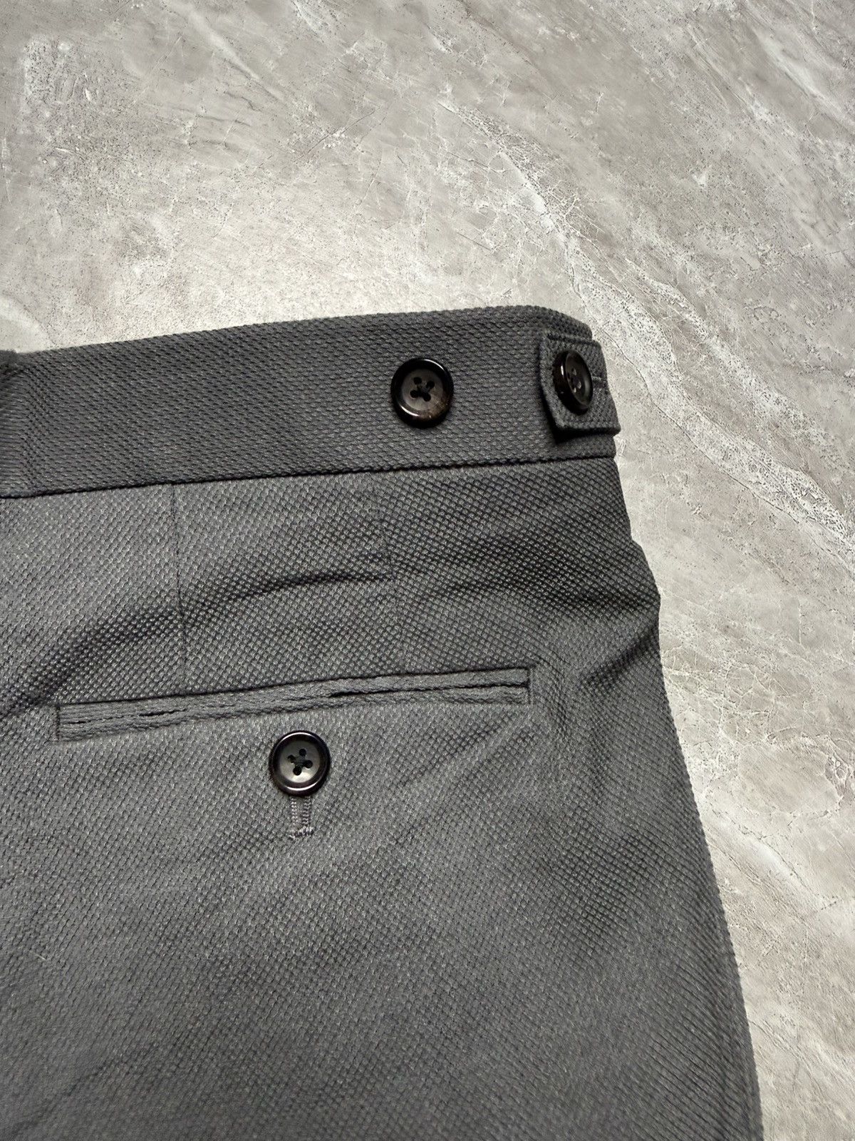 Thom Browne Thom Browne F/W 22 Single Pleated Wool Shorts Size US 31 - 7 Thumbnail
