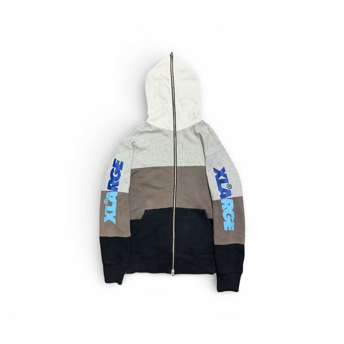 Xlarge X Large colour block zip up hoodies Size US L / EU 52-54 / 3 - 2 Thumbnail