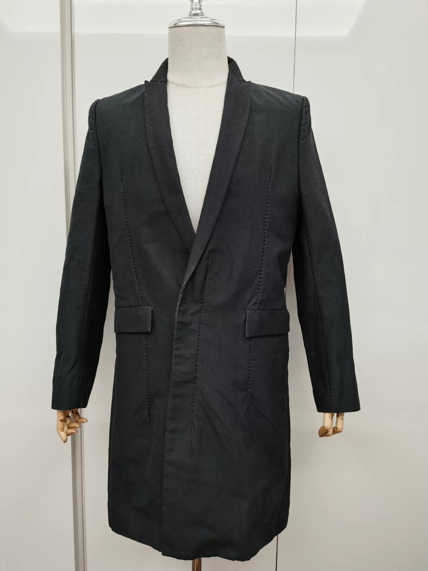 Leopold Bossert Leopold Bossert Long Trench (worn once) Size 48 Rare Dark Size US M / EU 48-50 / 2 - 1 Thumbnail