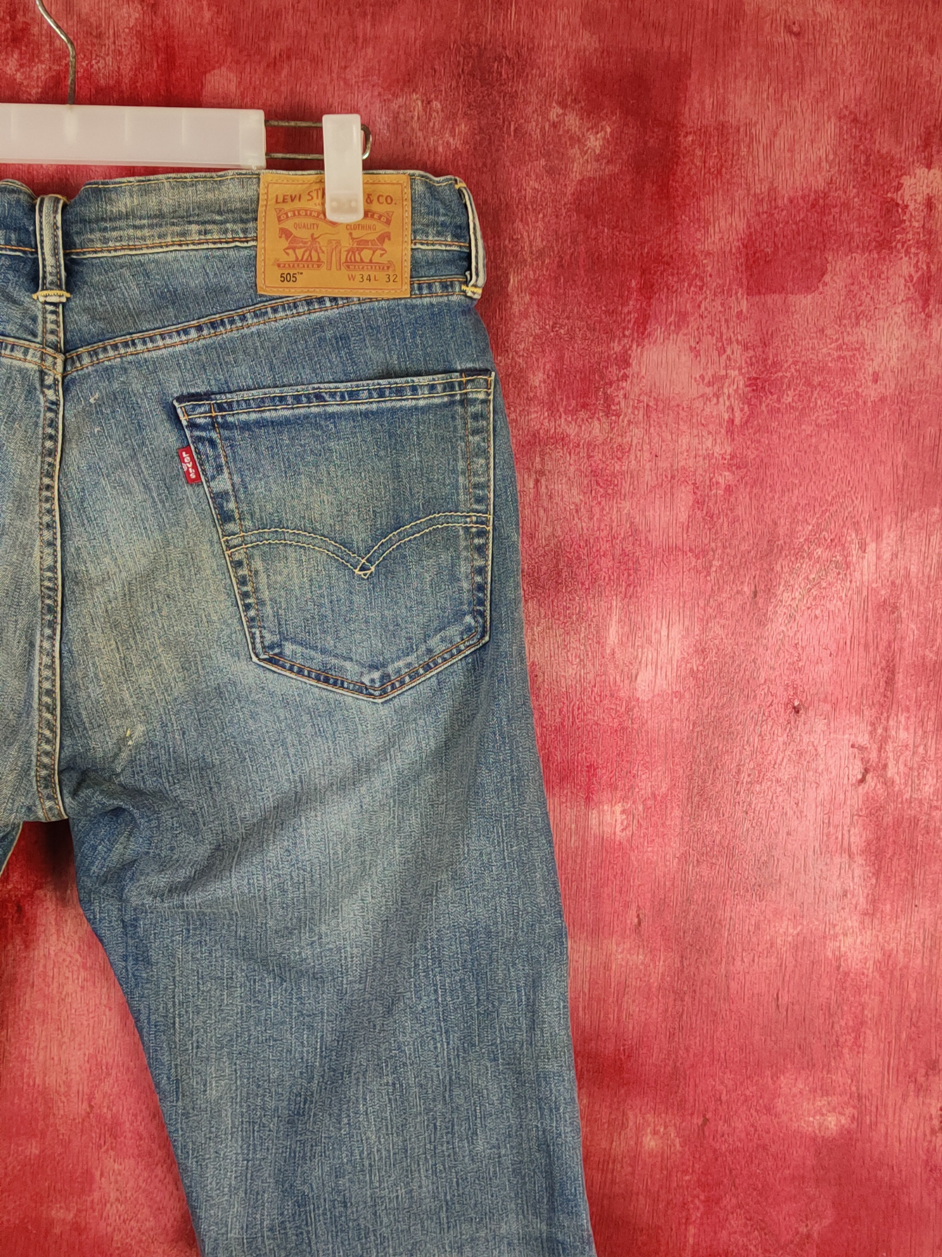 Japanese Brand × Levi's Levi's Blue Faded Distressed Ripped Jeans #S1835 Size US 34 / EU 50 - 12 Thumbnail