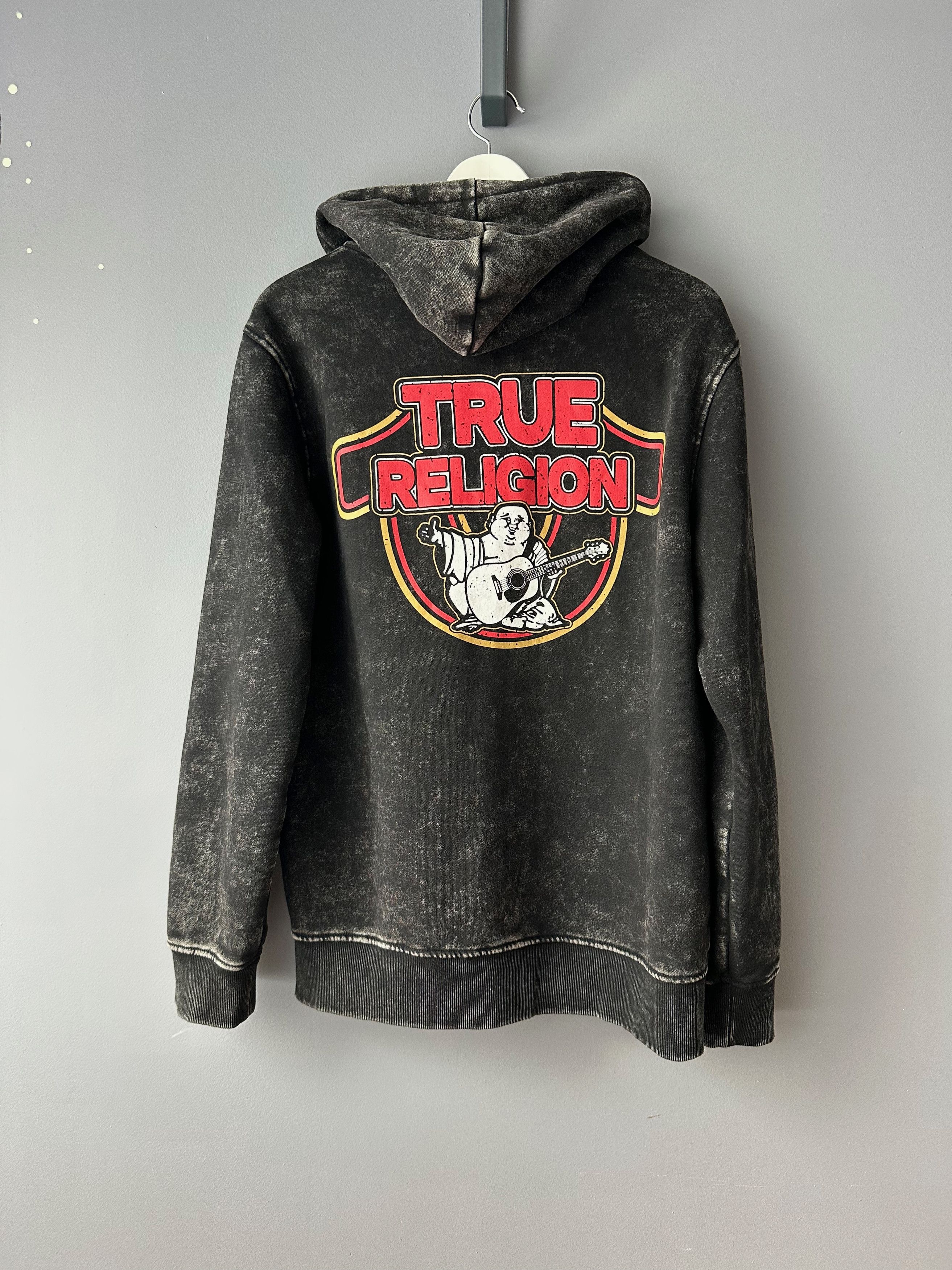 True Religion True Religion Hoodie Medium Zip Up Buddha Logo Washed Size US M / EU 48-50 / 2 - 7 Thumbnail