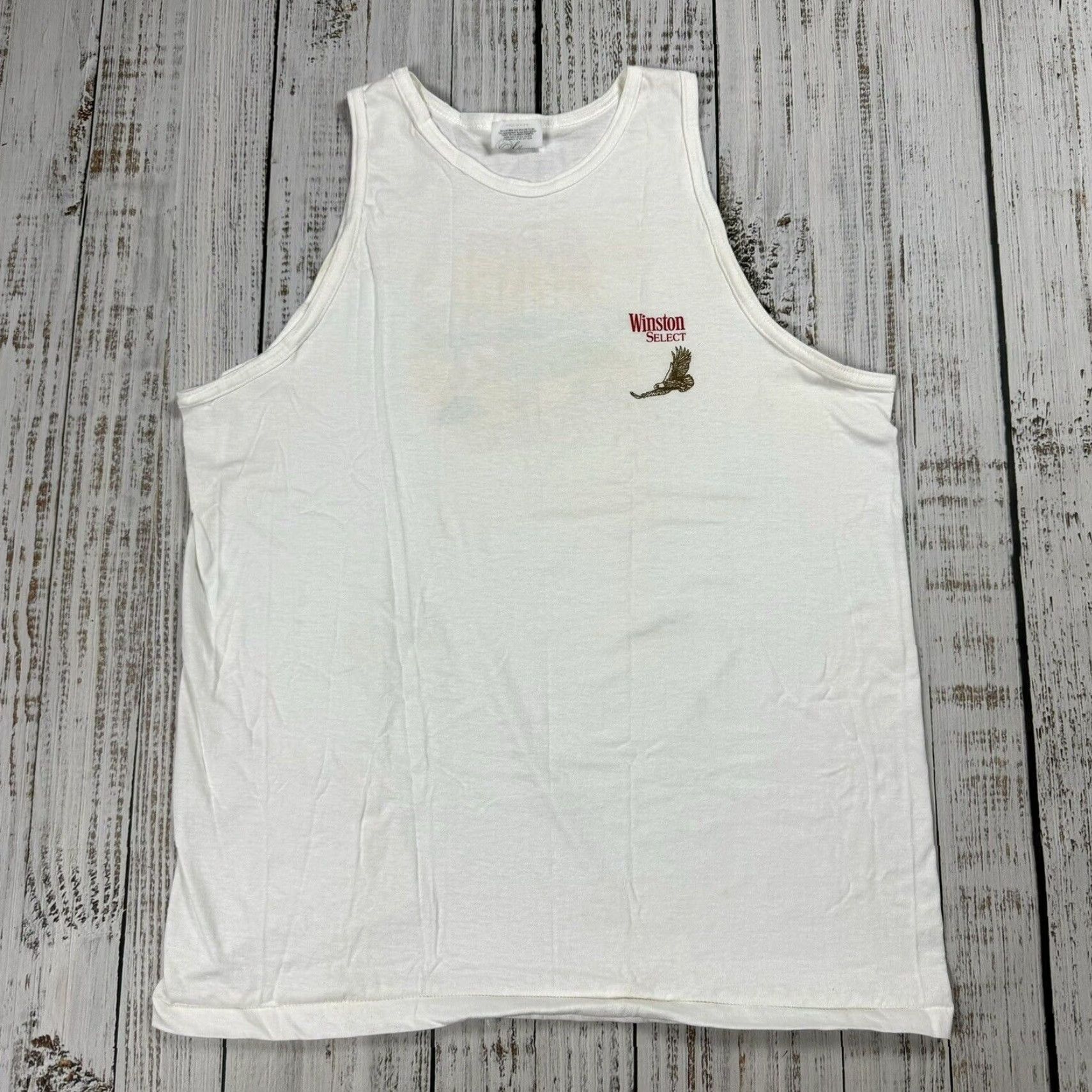 Vintage Vintage 1992 Winston Select Cigarette Tank Top XL Unisex Summer Beach Graphic Tee Cotton NOS Size US XL / EU 56 / 4 - 2 Thumbnail
