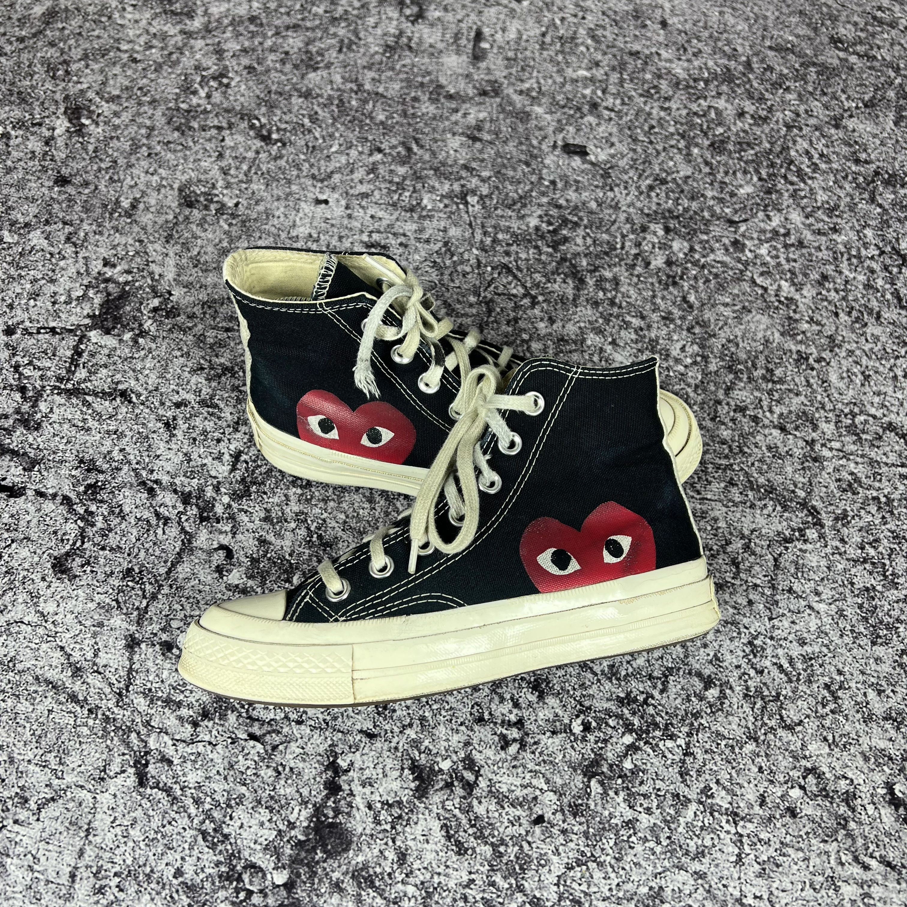Comme des Garcons PLAY × Converse Come des Garcons x Converse Sneakers Size UK 3 / EUR 35 Size US 5.5 / IT 35.5 - 4 Thumbnail