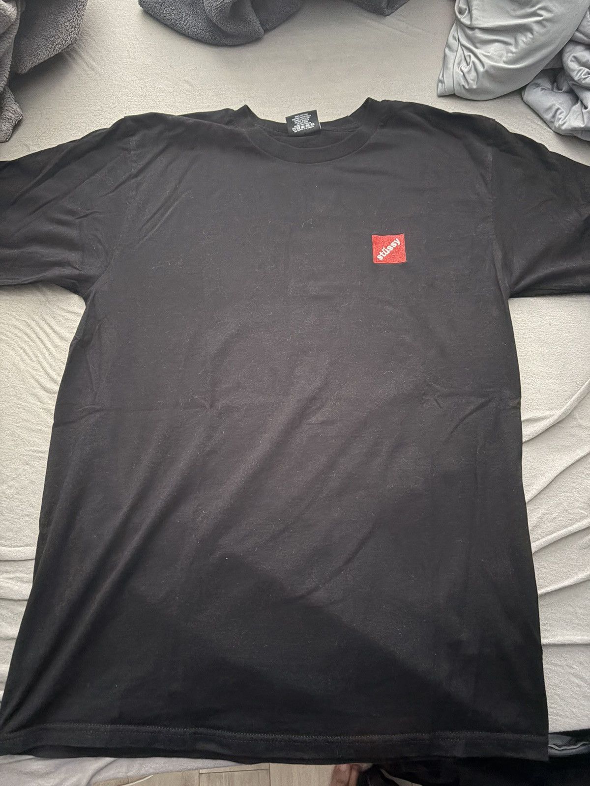 Stussy Stussy Box Logo T Shirt Medium Black Size US M / EU 48-50 / 2 - 1 Thumbnail