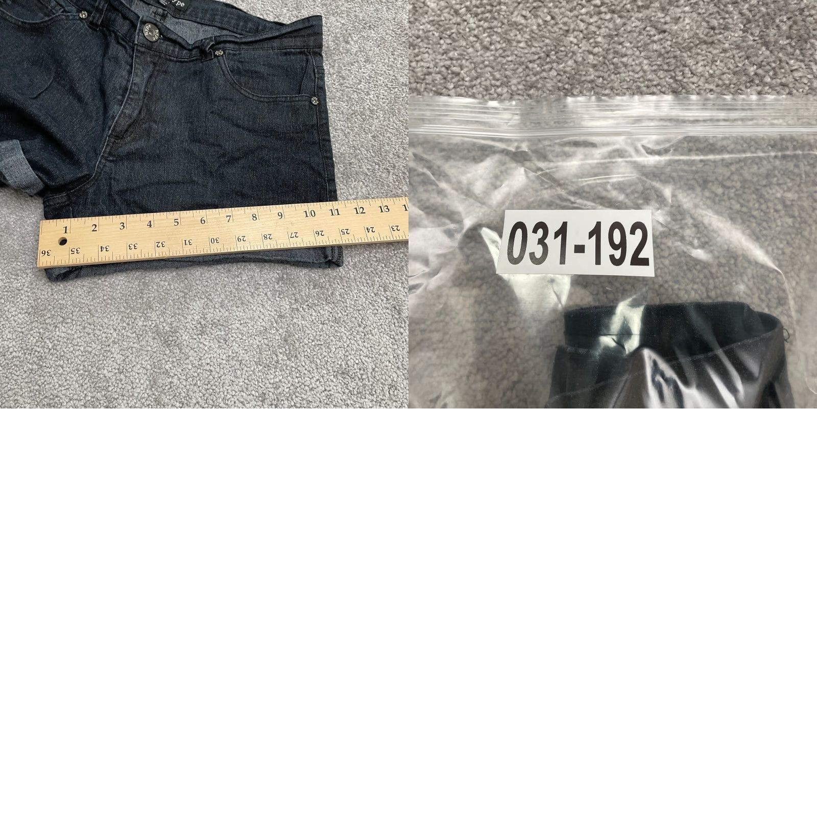 Vintage Hype Boyfriend Jeans Shorts Womens Black Dark Wash High Rise 32x3 Denim 11 Casual 5-Pocket Design Logo Button Zipper Modern Womens Size 32" / US 10 / IT 46 - 9 Thumbnail