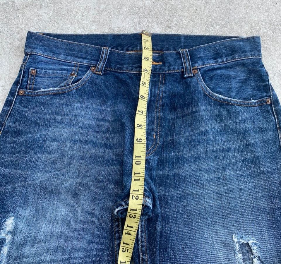 If Six Was Nine Vintage Japanese Brand Distressed Denim Size US 34 / EU 50 - 6 Thumbnail