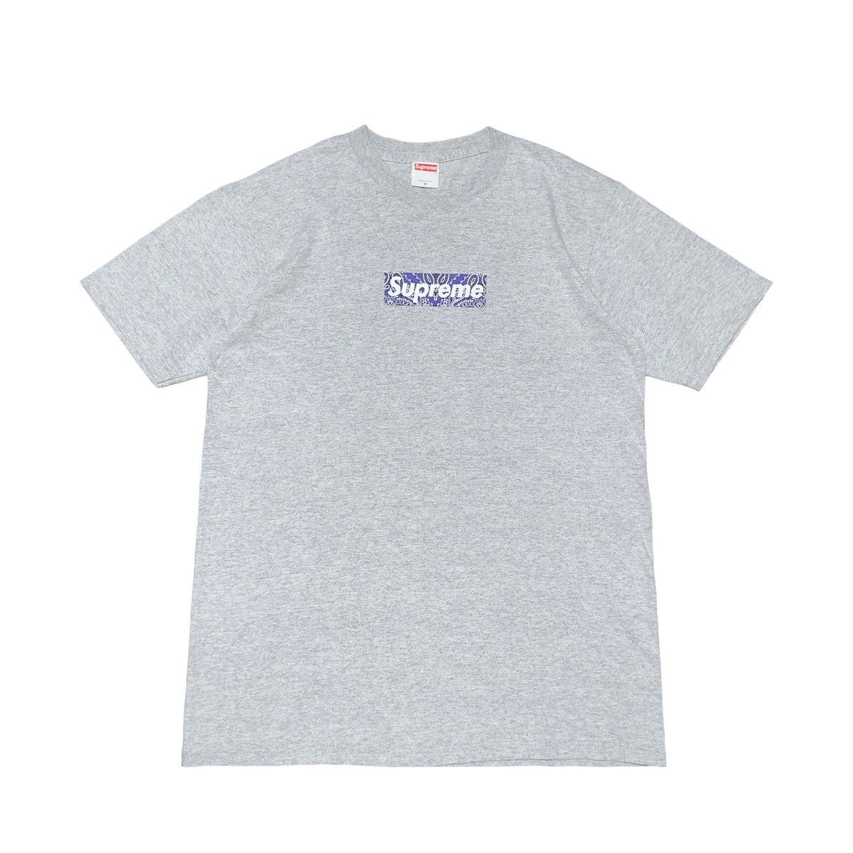 Supreme × Vintage 2001 Purple Paisley Box Logo tee Size US M / EU 48-50 / 2 - 2 Thumbnail