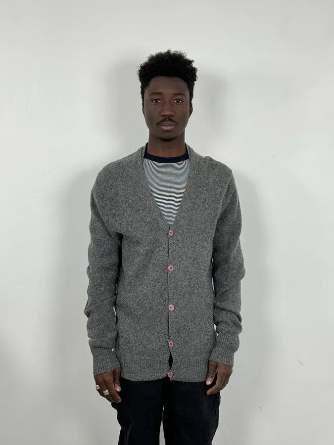 Acne Studios AW2010 Acne Studios Grey Wool Cardigan Size US L / EU 52-54 / 3 - 2 Thumbnail