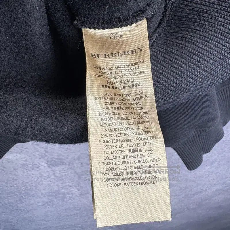 Burberry Burberry Black Cotton Women's Sweatshirt. Size M / US 6-8 / IT 42-44 - 4 Thumbnail