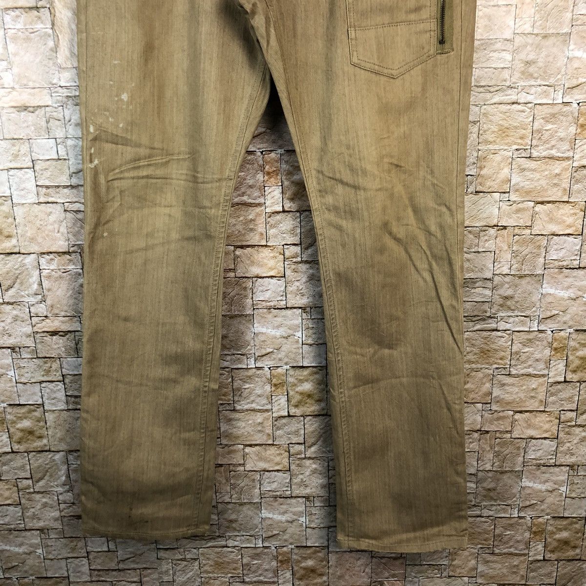 Japanese Brand Back Number Brown Cargo Multipocket Pants #A1155 Size US 32 / EU 48 - 6 Thumbnail