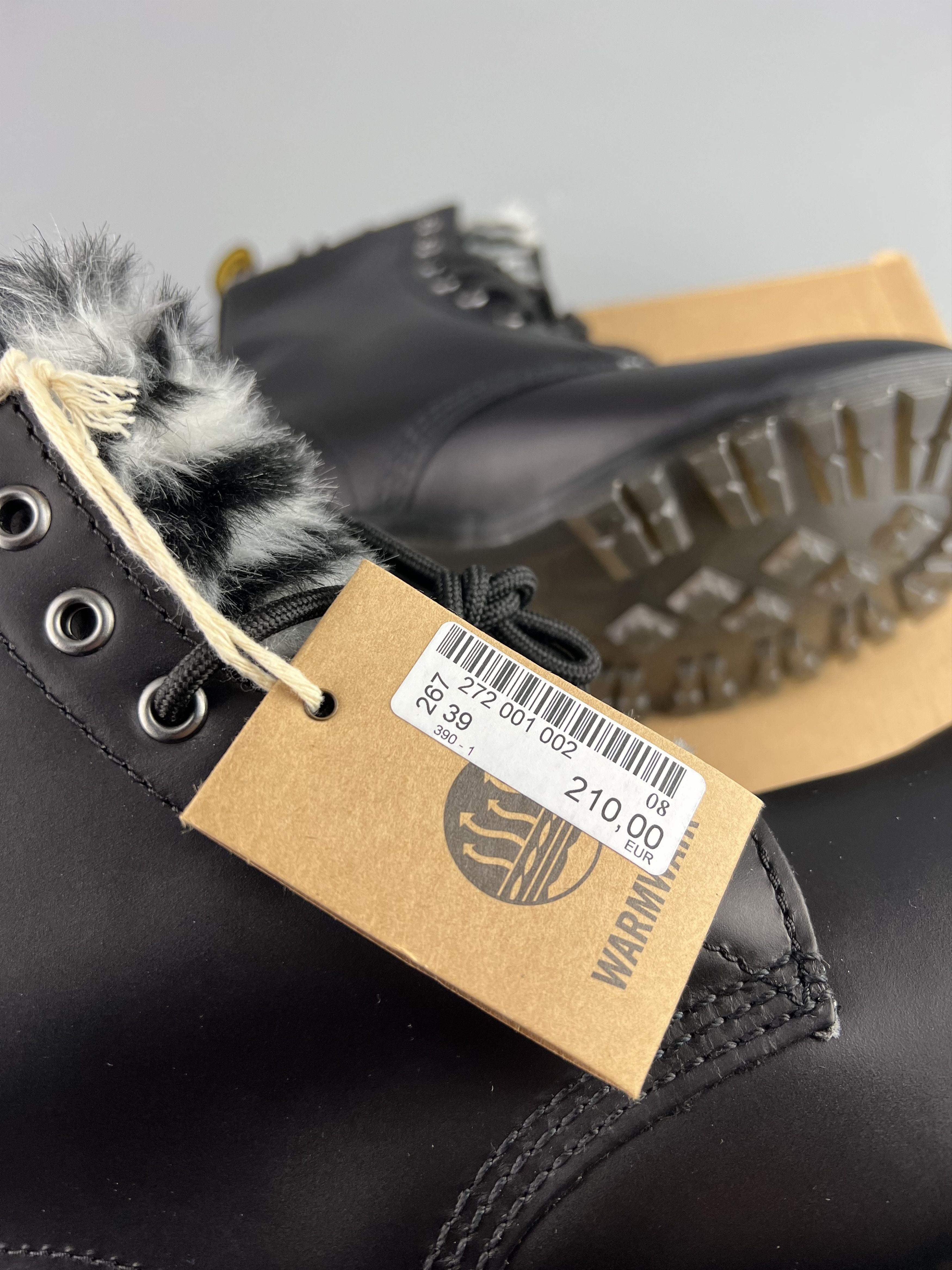 Dr. Martens Dr. Martens 1460 Serena Black Combat Boots Size 39 Size US 8 / IT 38 - 7 Thumbnail