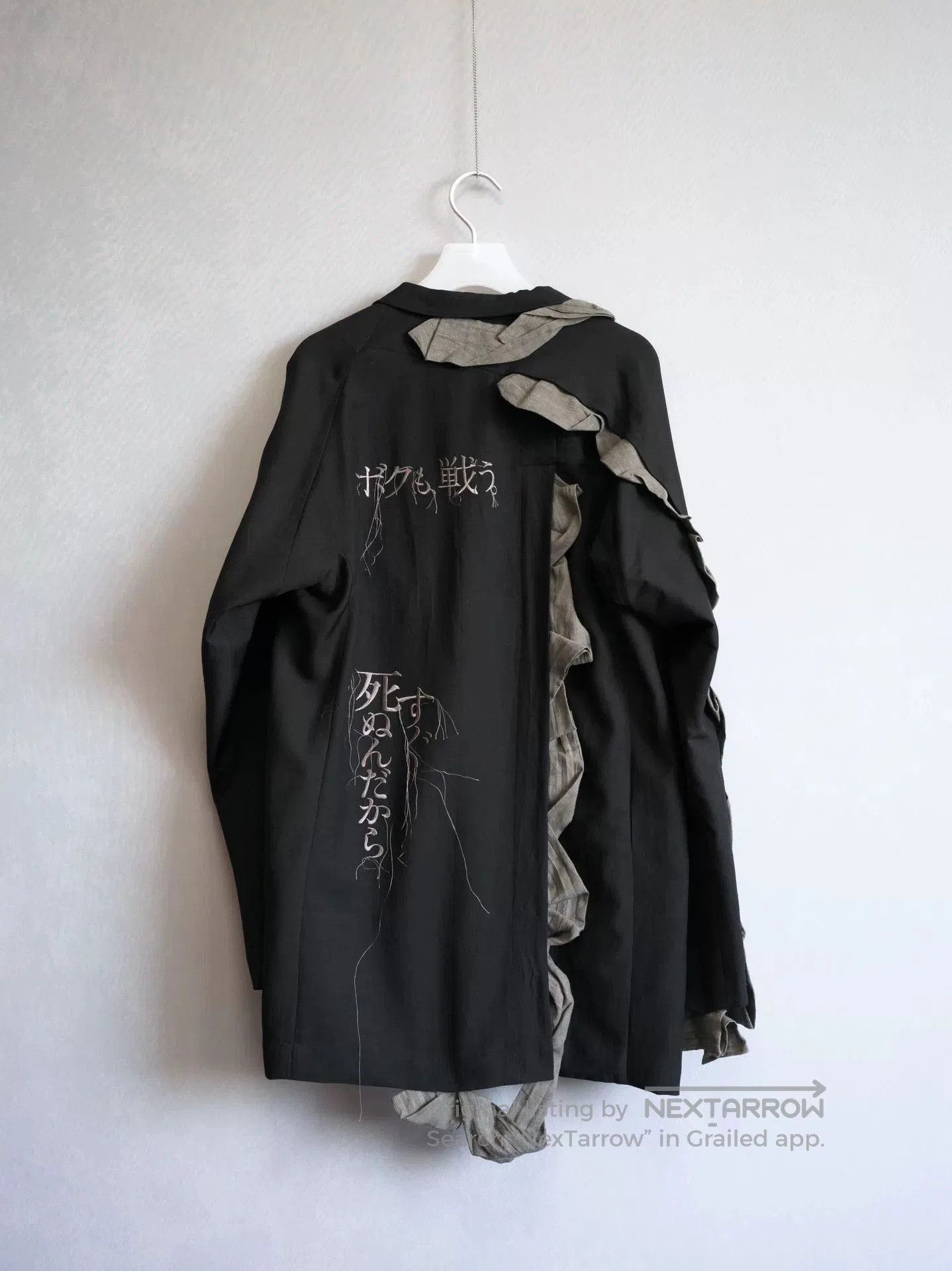 Yohji Yamamoto Yohji Yamamoto Twisted Gabardine Jacket. Size M / US 6-8 / IT 42-44 - 1 Thumbnail
