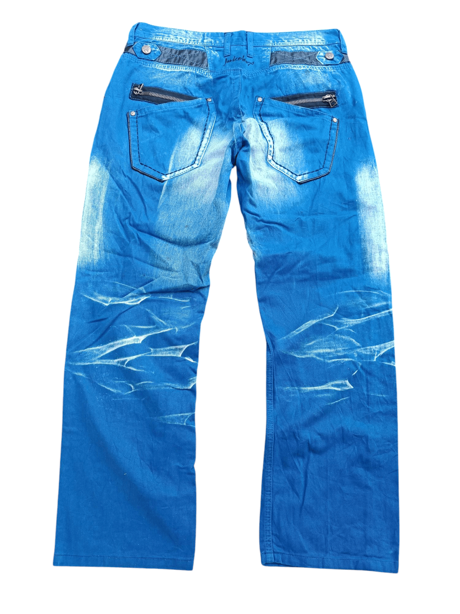 Japanese Brand × Vintage FYEE 🔥 Jukebox Rare Whiskers Denim E242i Size US 34 / EU 50 - 4 Thumbnail