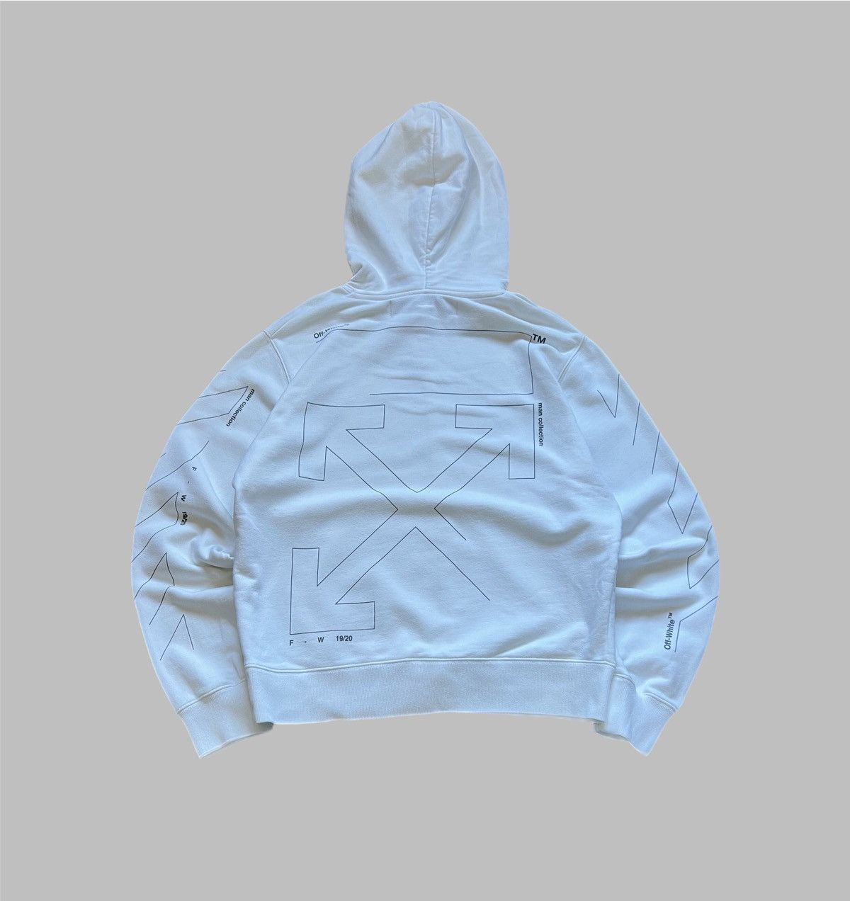 Off-White Off White Hoodie Rare Laxury Size US M / EU 48-50 / 2 - 1 Thumbnail