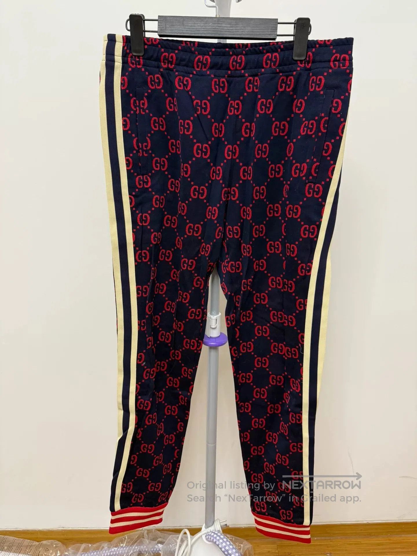 Gucci Gucci GG Print Long Sport Pants. Size US 36 / EU 52 - 1 Thumbnail