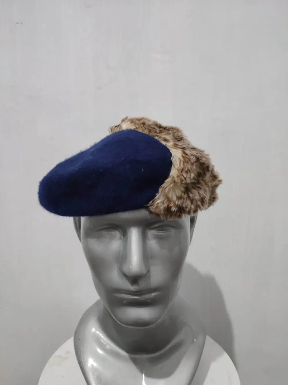 Japanese Brand Bask And Fur Beret Hats Size ONE SIZE - 3 Thumbnail