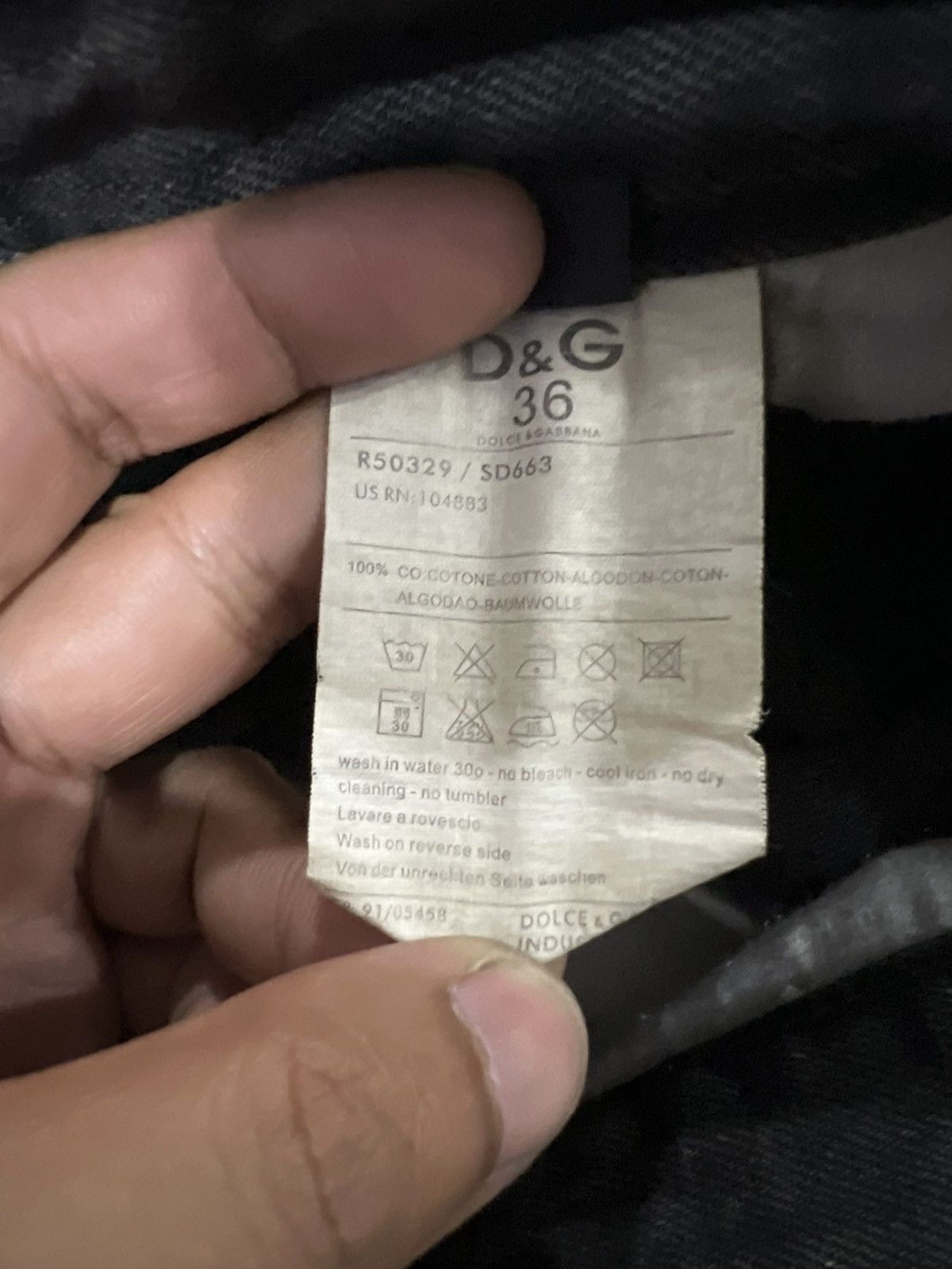 Dolce & Gabbana AW04 Dolce & Gabbana Beautiful Faded Wash Baggy Jeans Denim Size US 35 - 11 Thumbnail
