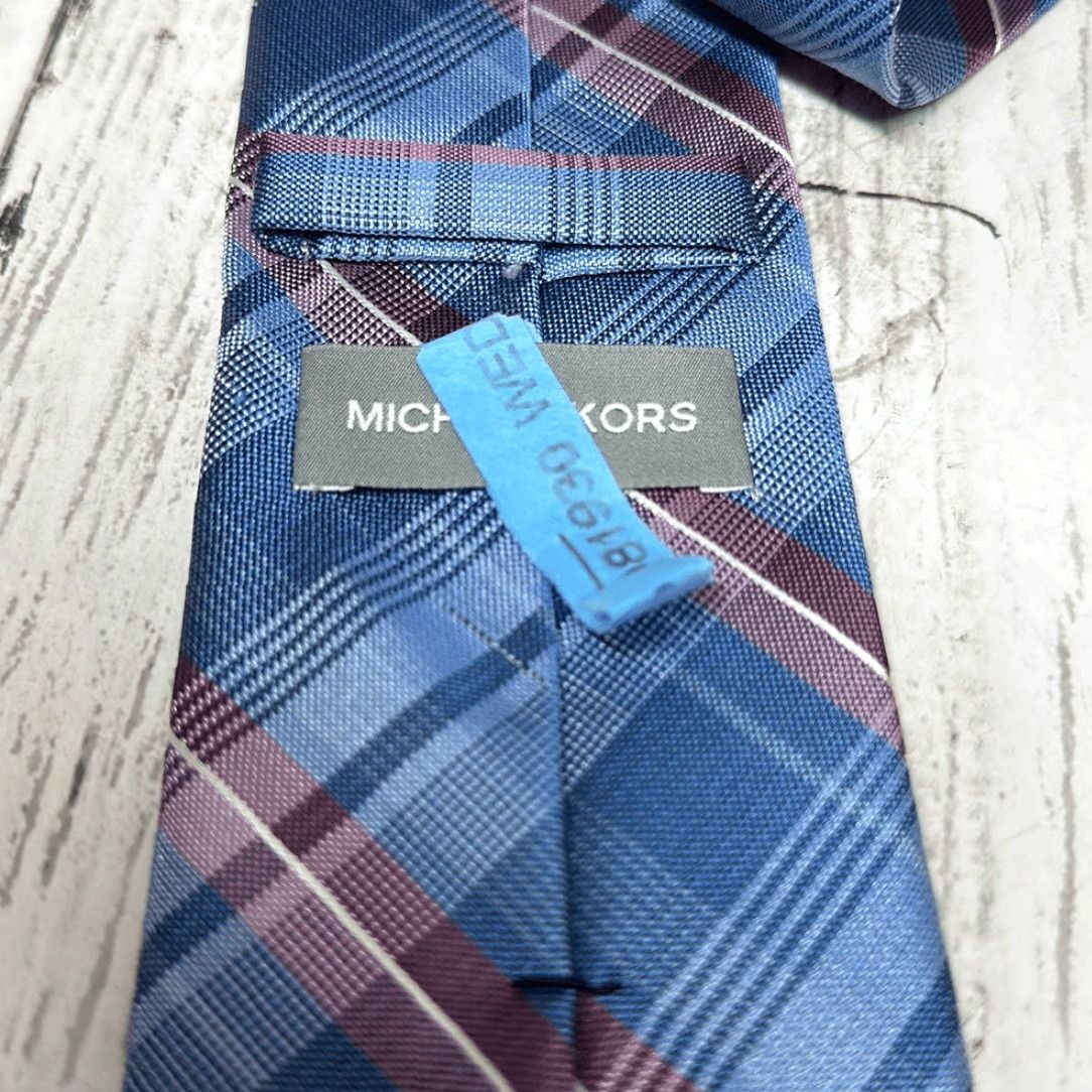 Michael Kors **Michael Kors Blue and Pink Patterned One Size Tie** User: Michael Kors Blue and Pink Patterned Tie - One Size **Men's** Size ONE SIZE - 3 Thumbnail