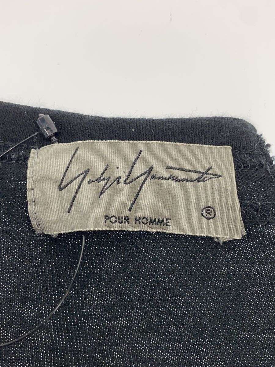 Yohji Yamamoto Pour Homme Asymmetrical Distressed Tee Size US L / EU 52-54 / 3 - 3 Thumbnail