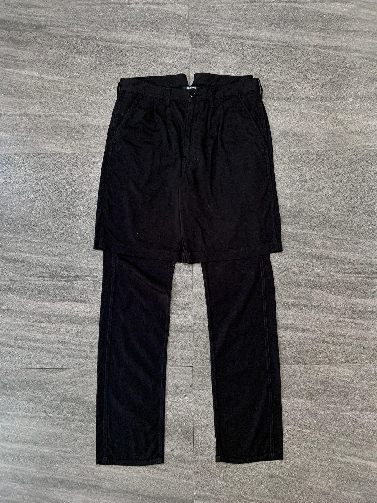 Issey Miyake FREE TAX! Cabane de Zucca Double Layered Trousers Shorts Size US 30 / EU 46 - 2 Thumbnail