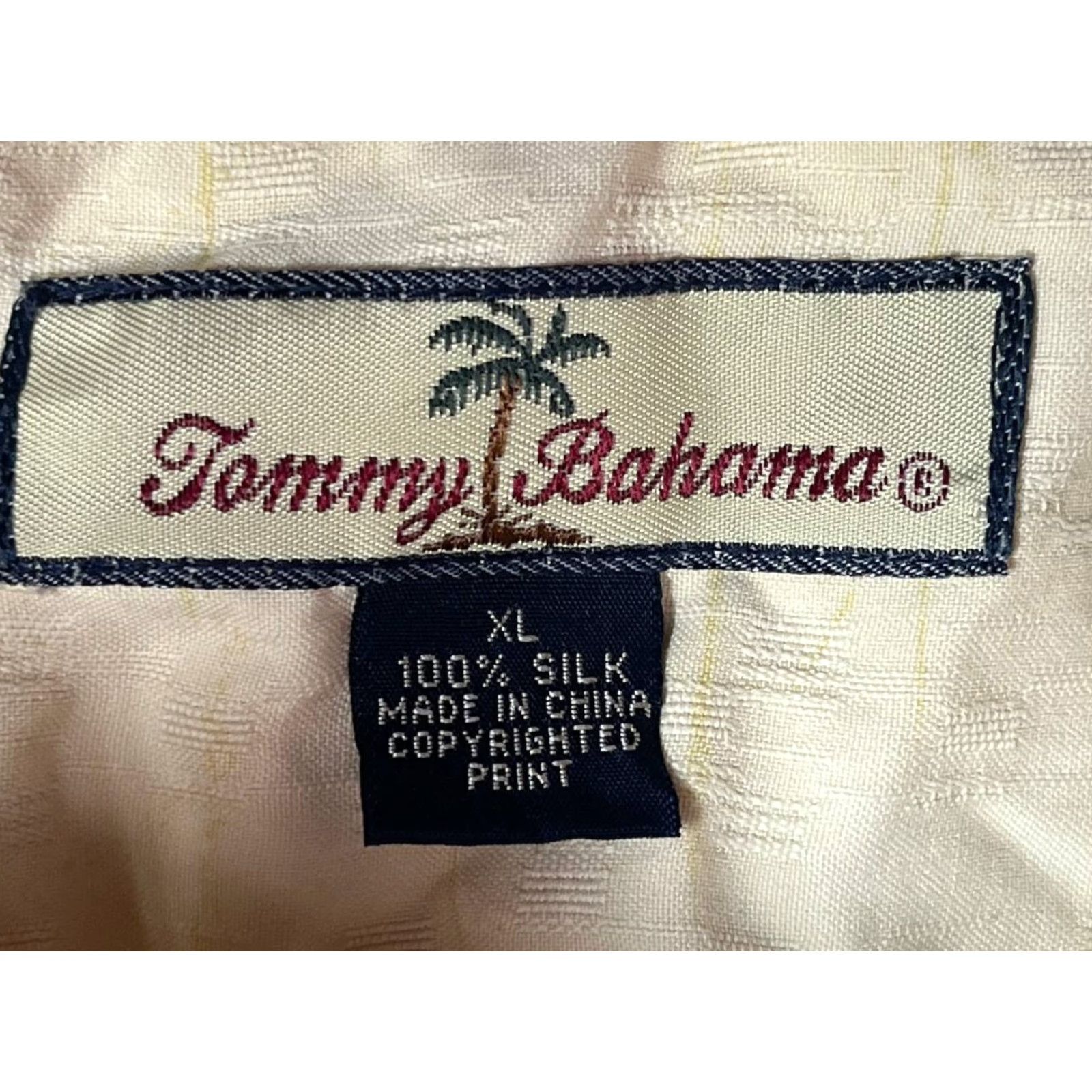 Tommy Bahama Tommy Bahama Shirt XL Silk Button-Up Hawaiian Camp Beach Floral Short Sleeve Womens/Mens Size US XL / EU 56 / 4 - 5 Thumbnail