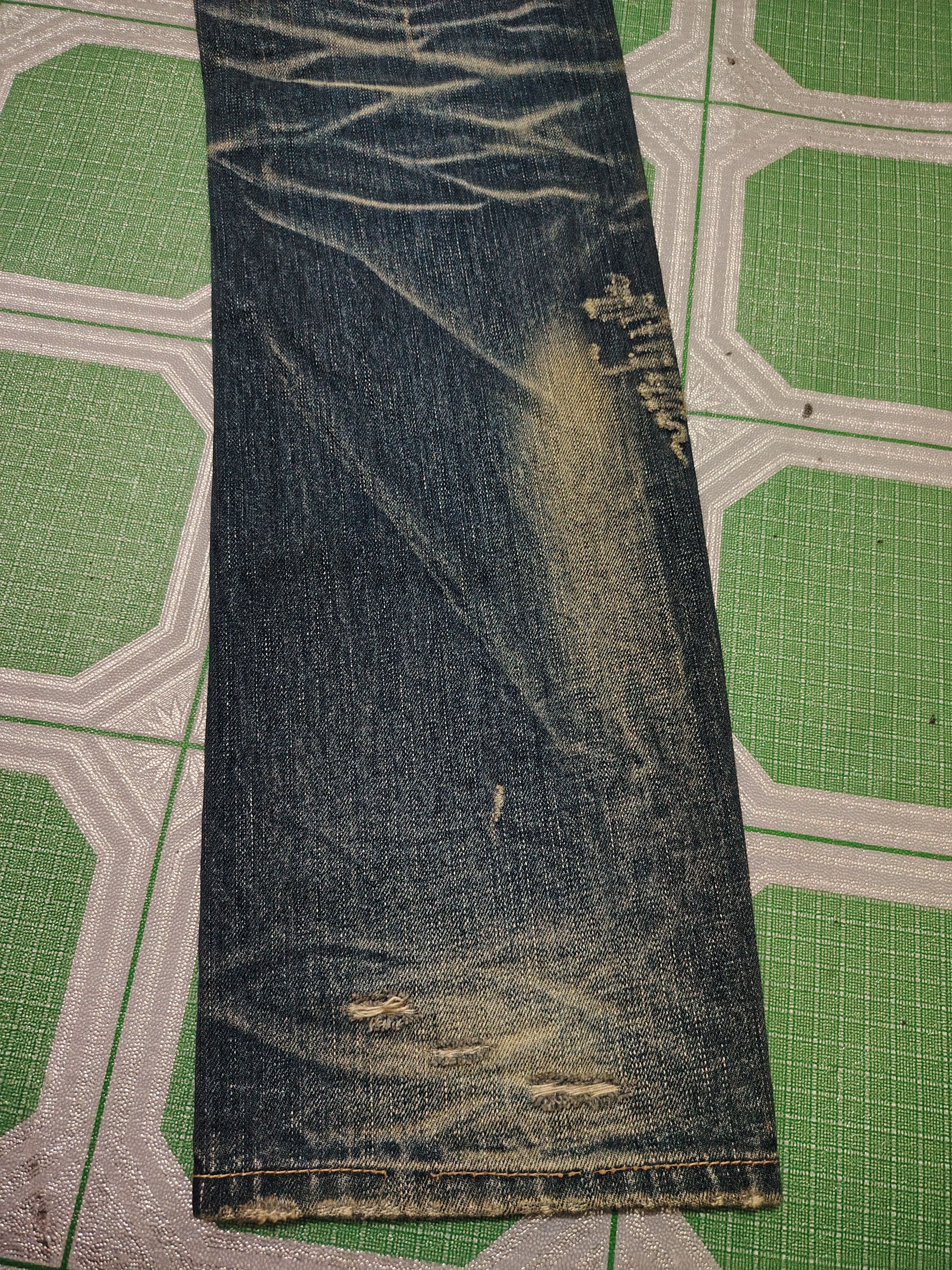 If Six Was Nine Distressed Thrashed The Blue Skin Studded Jeans Size US 30 / EU 46 - 18 Thumbnail