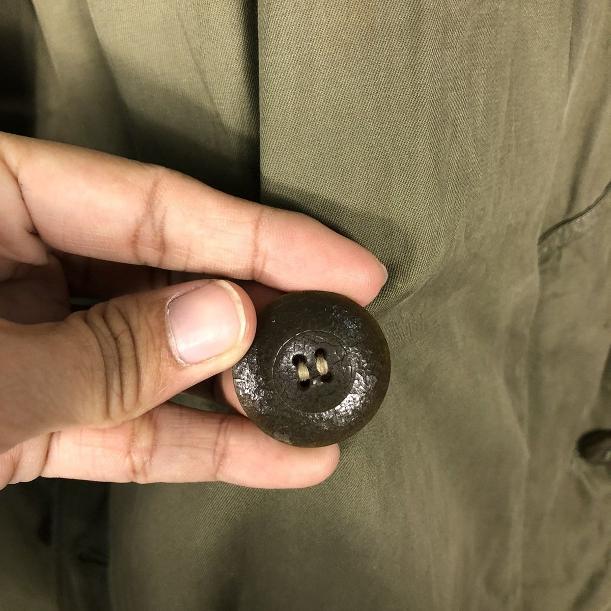 Buzz Rickson's 🔥TRUE VINTAGE 1945 REGULATION ARMY OFFICER’S O’COAT FIELD Size US M / EU 48-50 / 2 - 18 Thumbnail