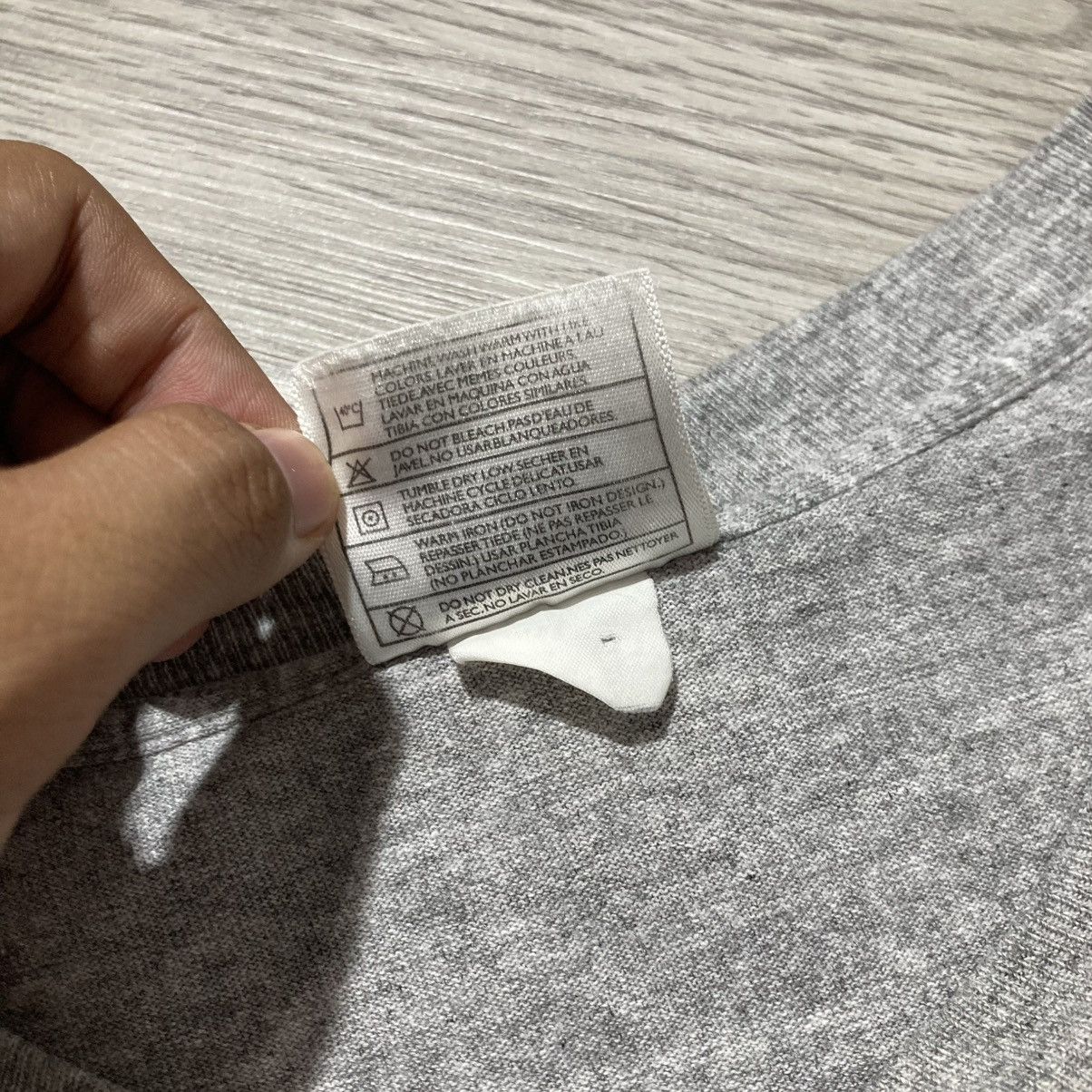 Nike 1990s Vintage Nike Center Swoosh Logo USA Tee Grey Size US XL / EU 56 / 4 - 16 Thumbnail