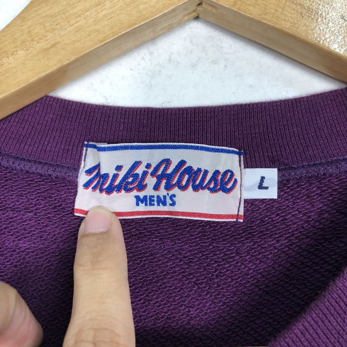 Japanese Brand × Vintage Miki House Vintage Sweatshirt Purple Colour Medium Size US M / EU 48-50 / 2 - 11 Thumbnail