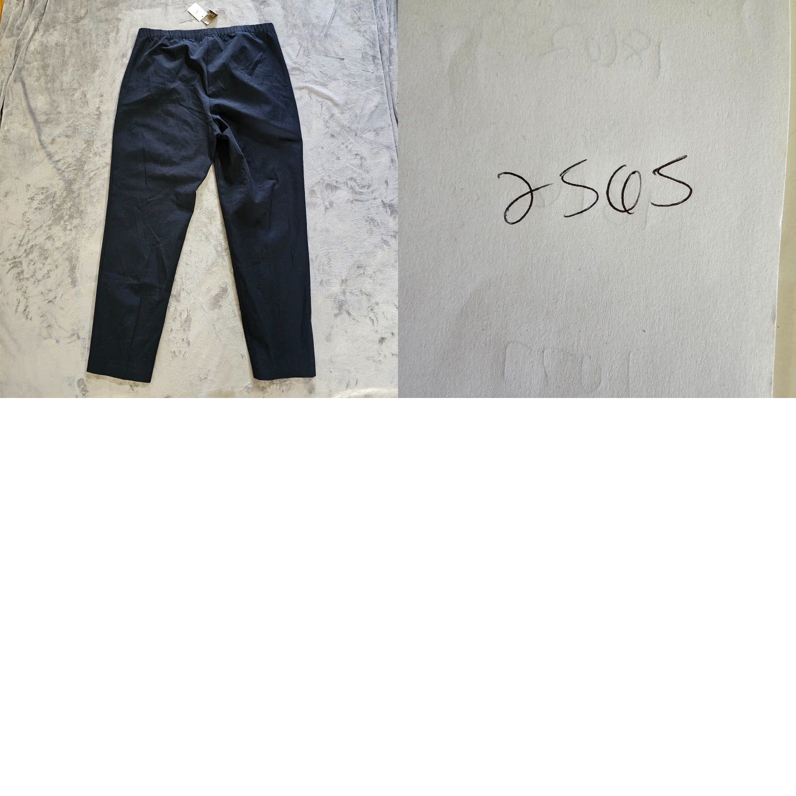 J. Jill J Jill Pants Women 18 Tall Blue Tapered Elastic Waist Classic Career Slacks Size 40" / US 18 - 9 Thumbnail