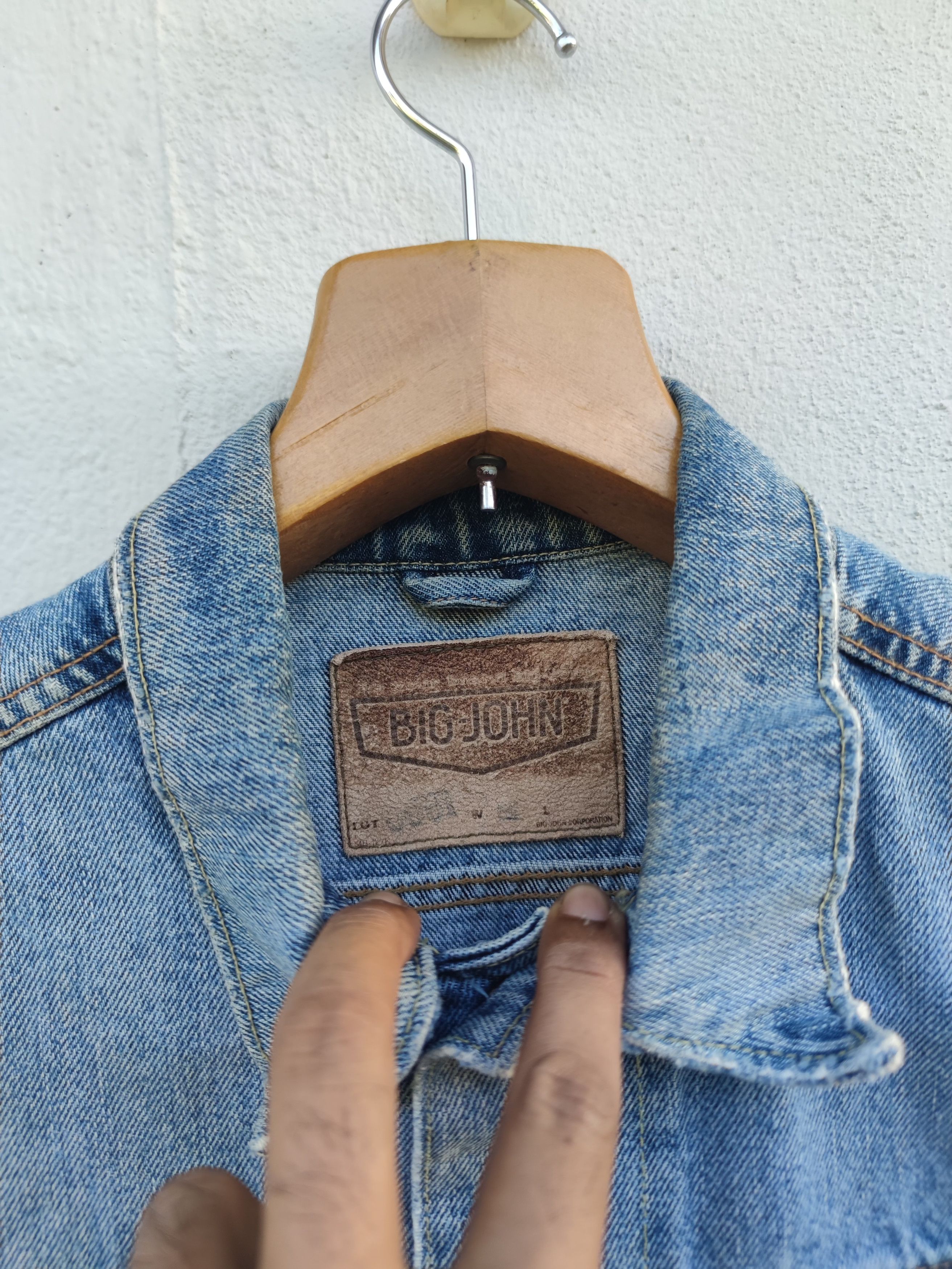 Big John Vintage BIG JOHN Selvedge Denim Jacket Size US M / EU 48-50 / 2 - 4 Thumbnail