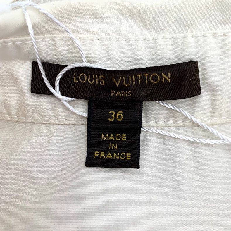 Louis Vuitton Louis Vuitton Sleeveless dress in off-white cotton with me Size XS / US 0-2 / IT 36-38 - 5 Thumbnail