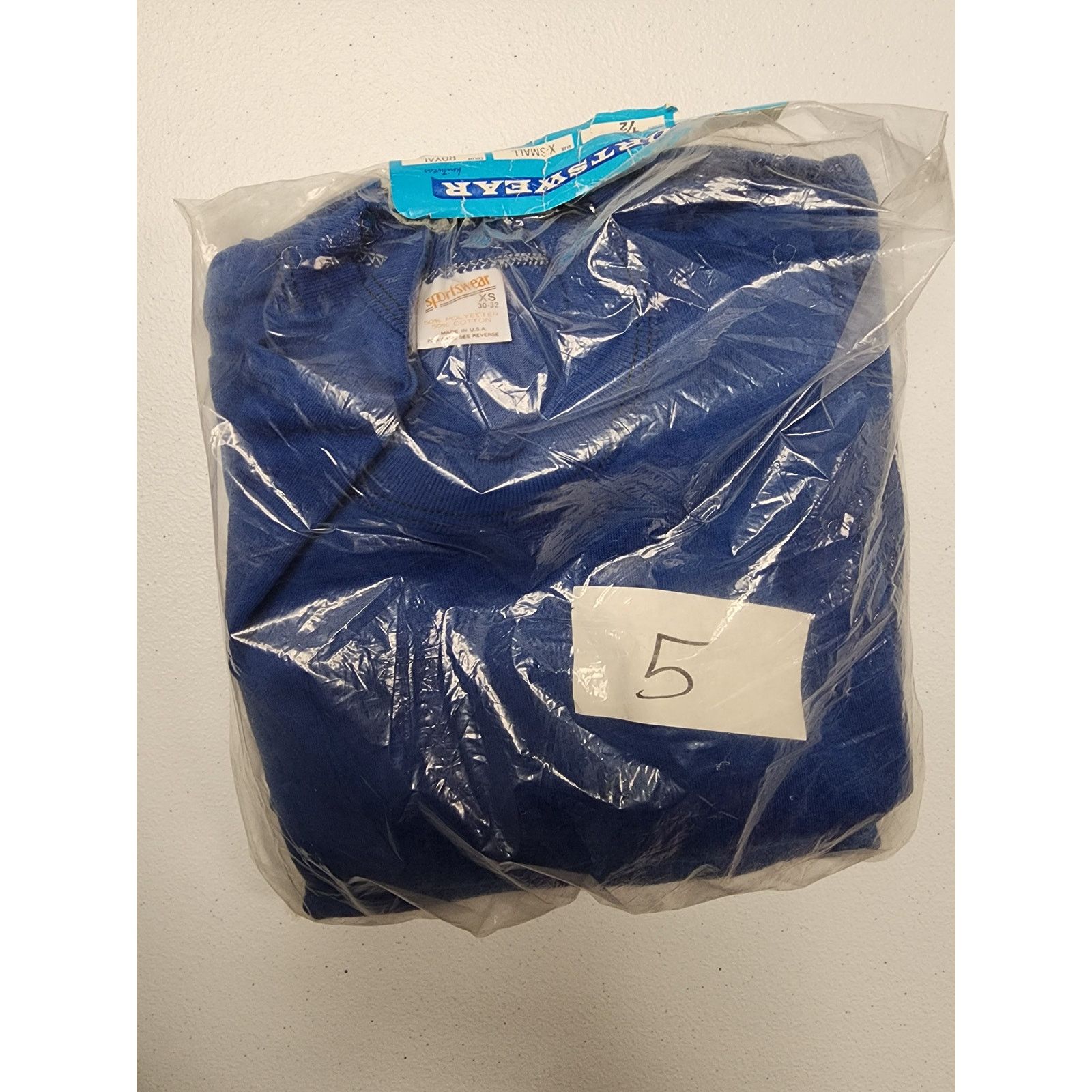 Other 80s Vintage Blue Cropped T-Shirt Sportswear Made in USA XS Size XS / US 0-2 / IT 36-38 - 8 Thumbnail