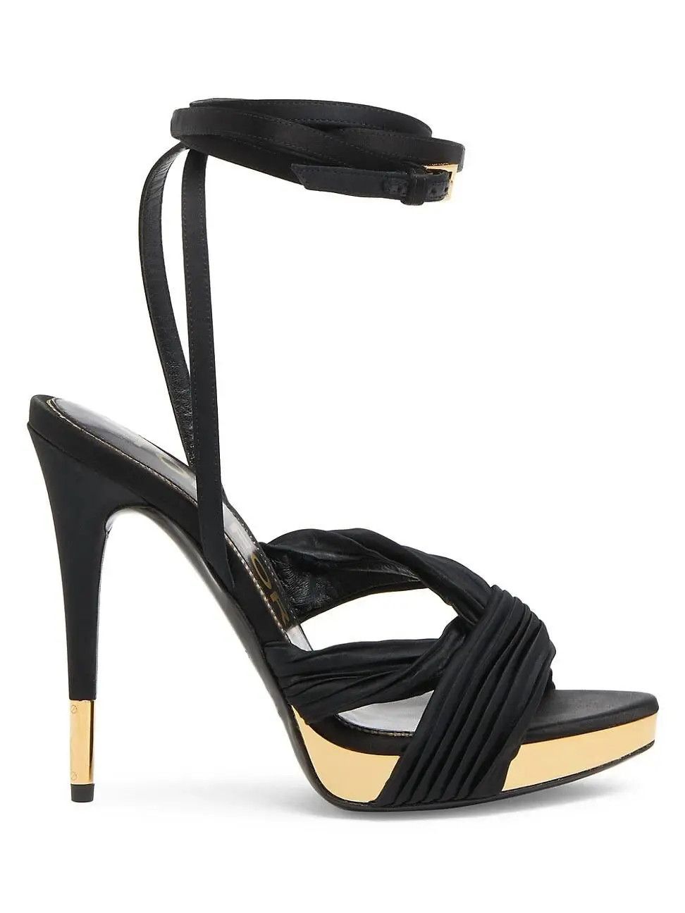 Tom Ford o1w1db11224 W3256 Sandals in Black Size US 8.5 / IT 38.5 - 1 Thumbnail