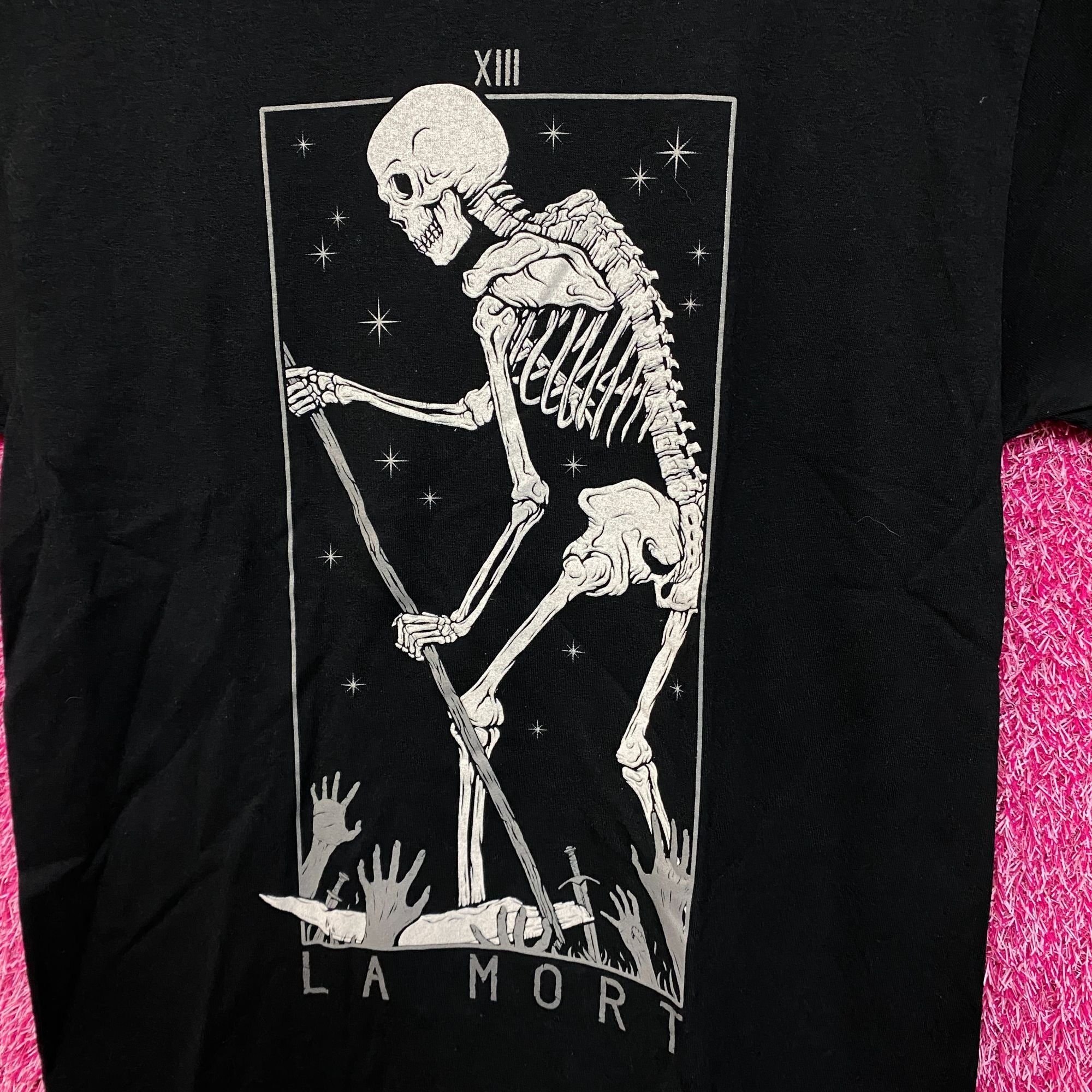 Threadless La Mort Death Tshirt size medium Size US M / EU 48-50 / 2 - 2 Thumbnail